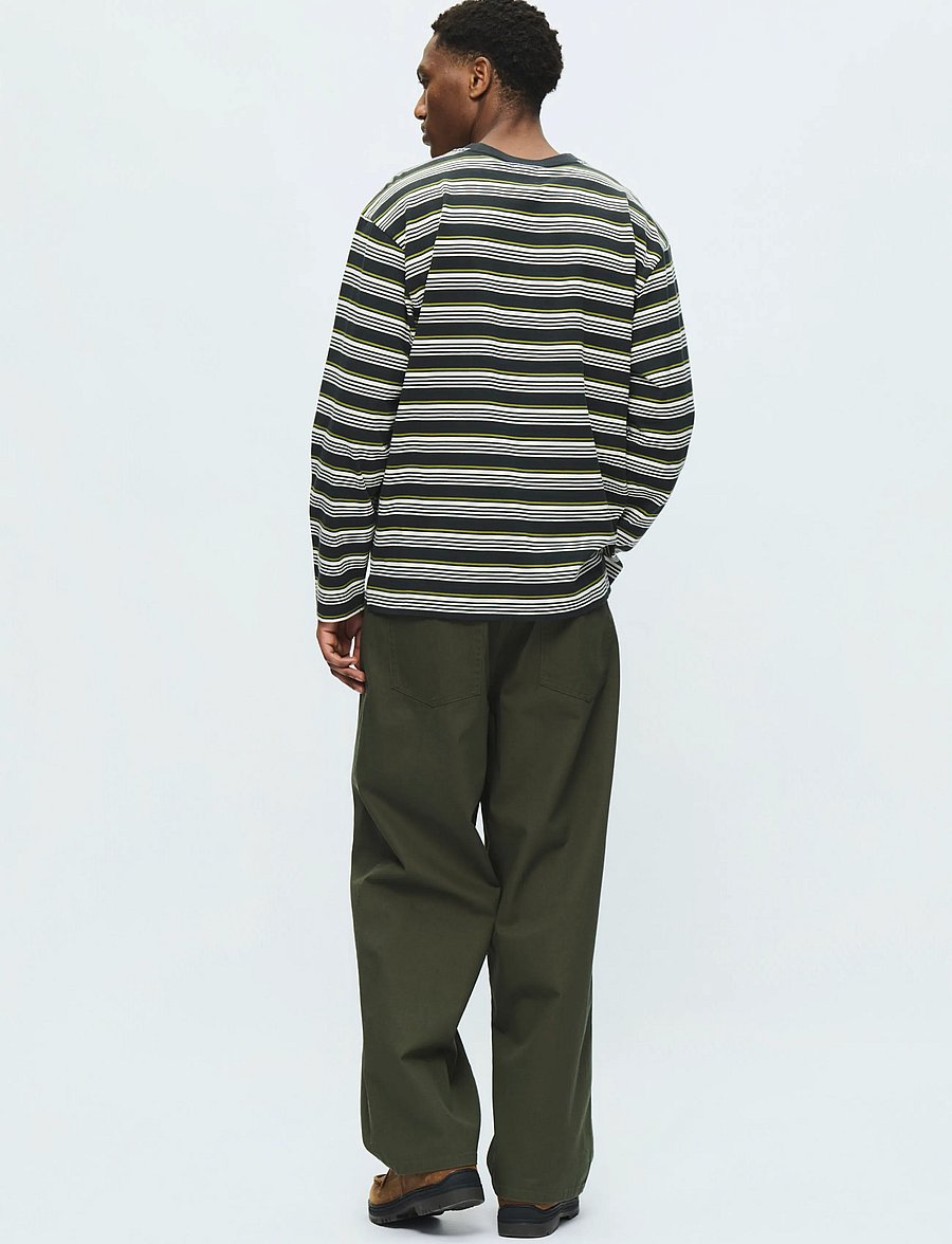 WOOD WOOD - WWLucas LS tee 25381 - langærmede t-shirts - pirate black stripe - 4