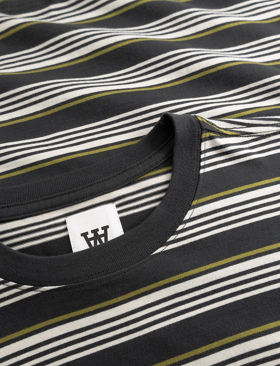 WOOD WOOD - WWLucas LS tee 25381 - langærmede t-shirts - pirate black stripe - 5