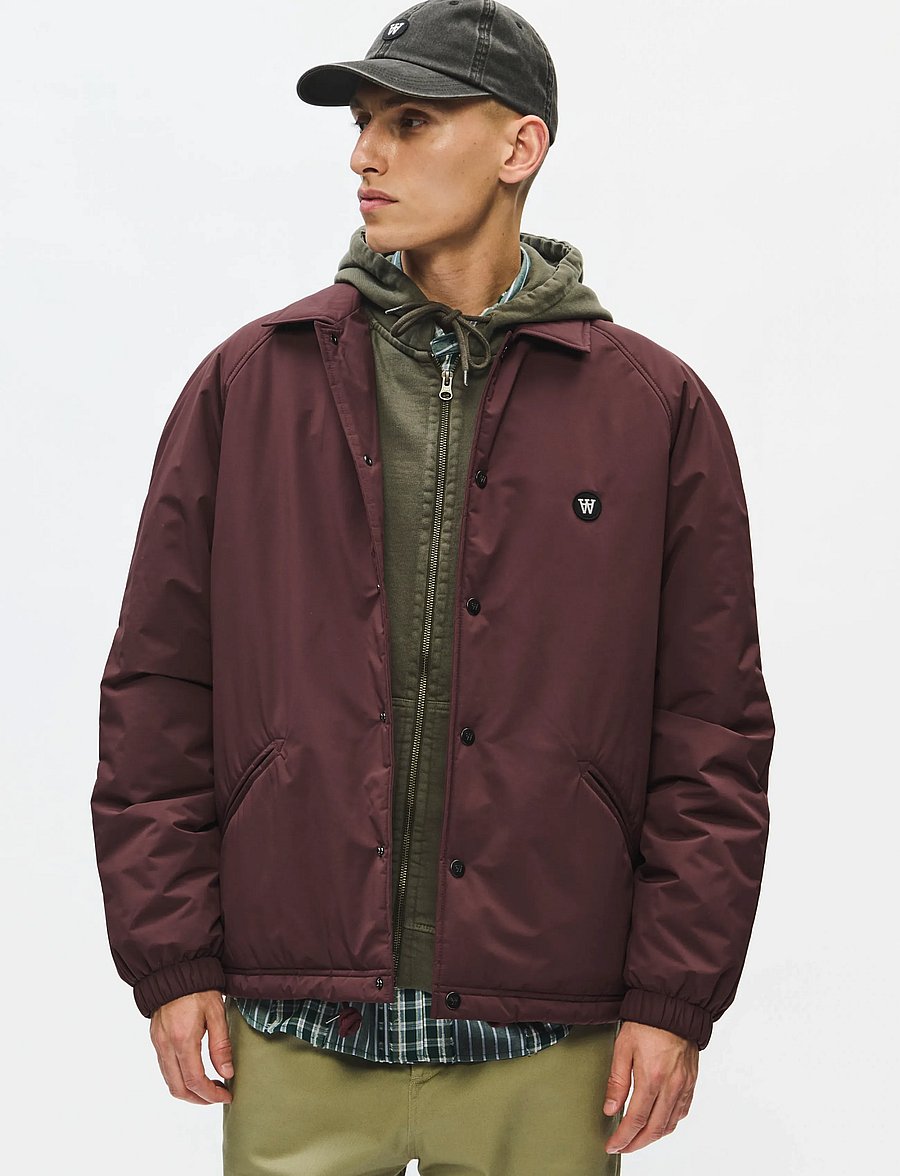 WOOD WOOD - WWSigurt x jacket 25483 - dunjakker - decadent chocolate - 0