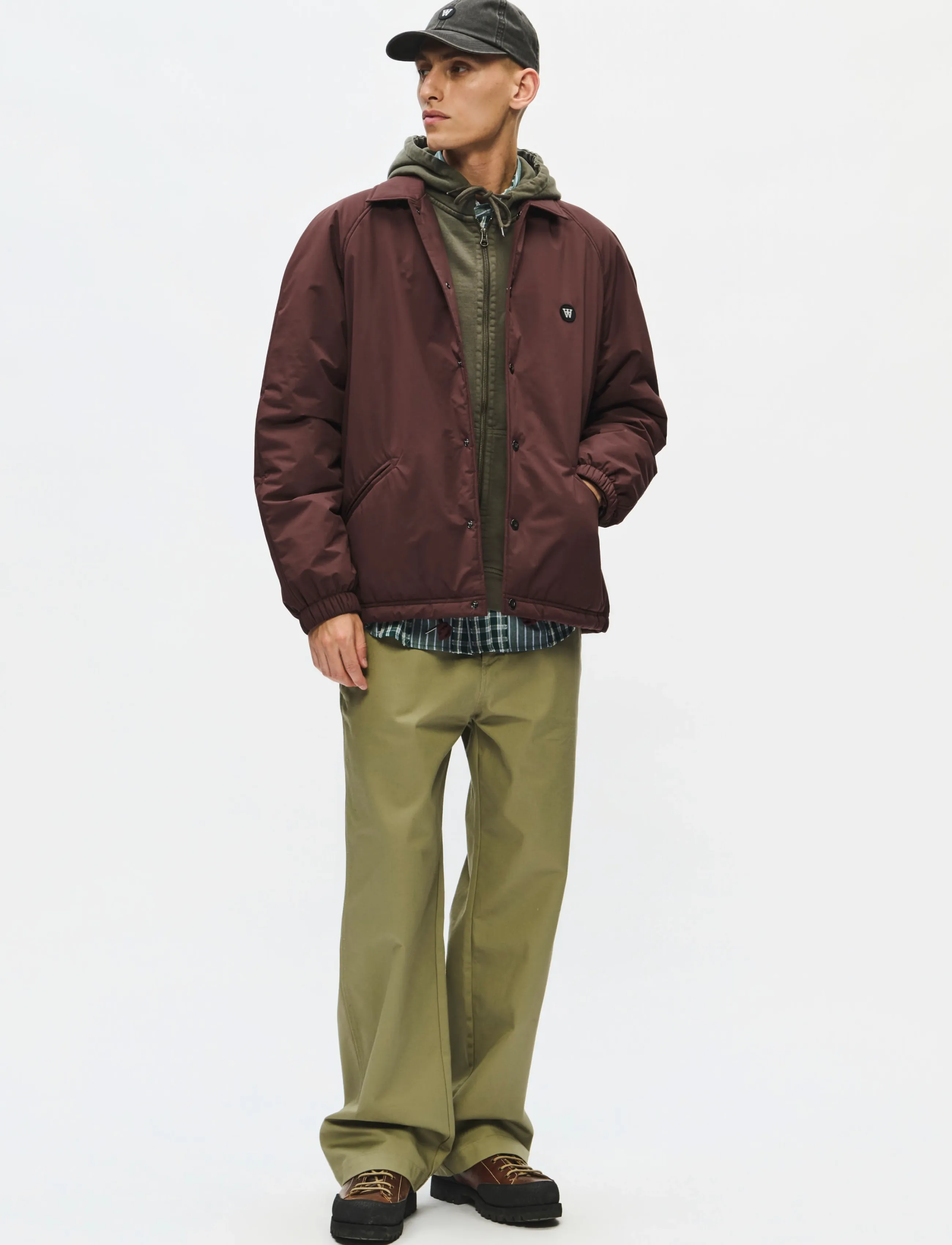 WOOD WOOD - WWSigurt x jacket 25483 - dunjakker - decadent chocolate - 3