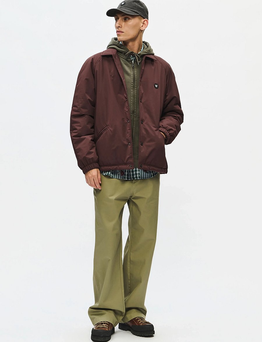 WOOD WOOD - WWSigurt x jacket 25483 - dunjakker - decadent chocolate - 3