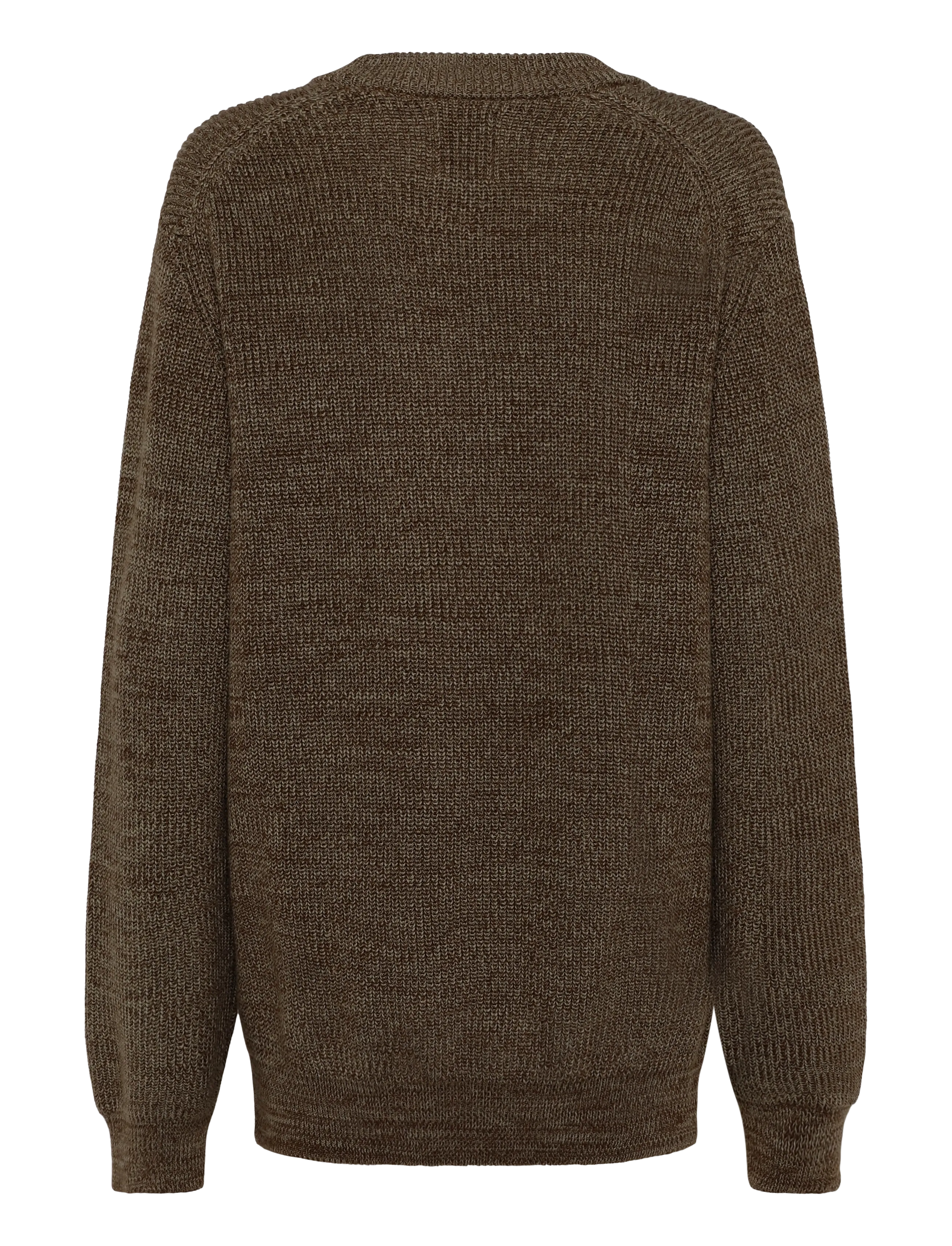 WOOD WOOD - WWHalum crew neck 25488 - rund hals - desert palm melange - 2