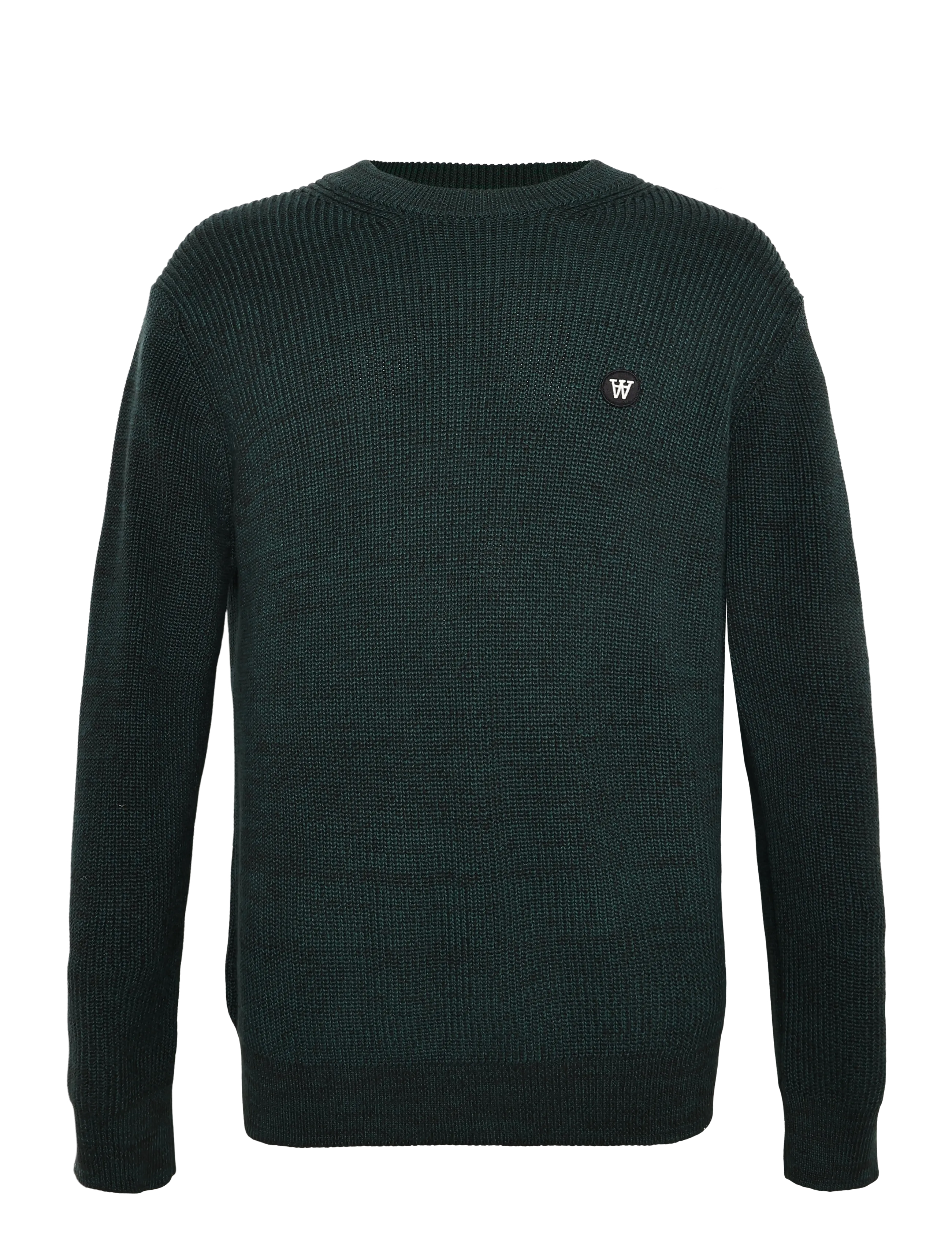 WOOD WOOD - WWHalum crew neck 25488 - rund hals - ponderosa pine melange - 1