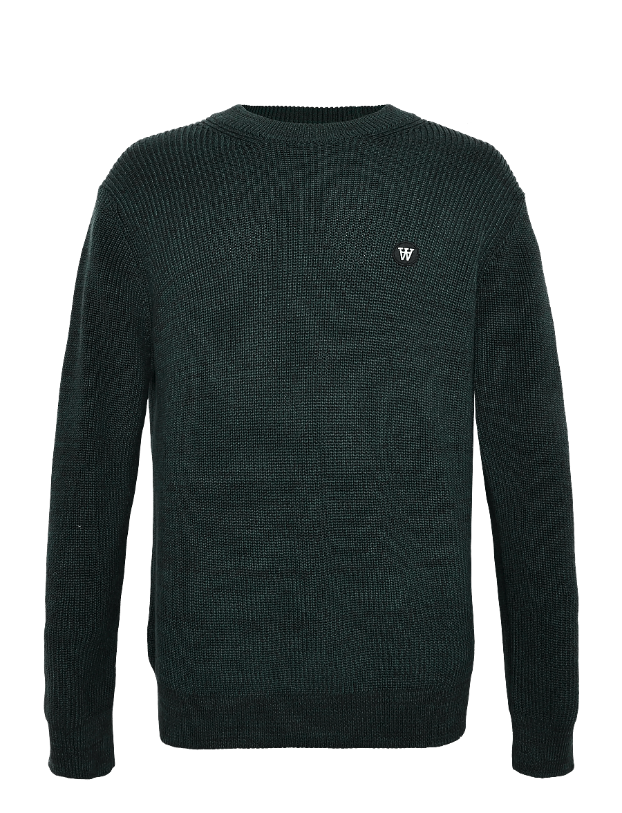 WOOD WOOD - WWHalum crew neck 25488 - rund hals - ponderosa pine melange - 1