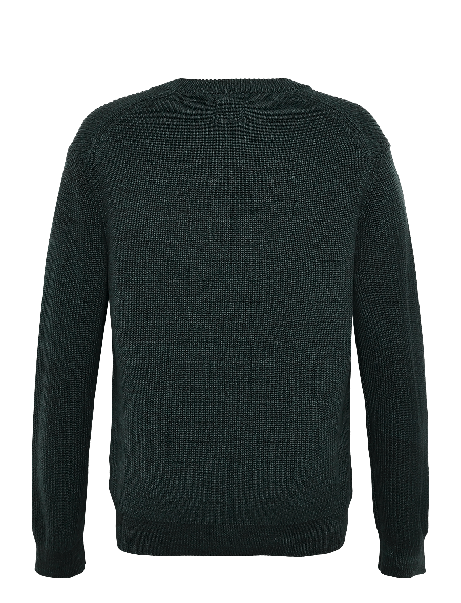 WOOD WOOD - WWHalum crew neck 25488 - rund hals - ponderosa pine melange - 2