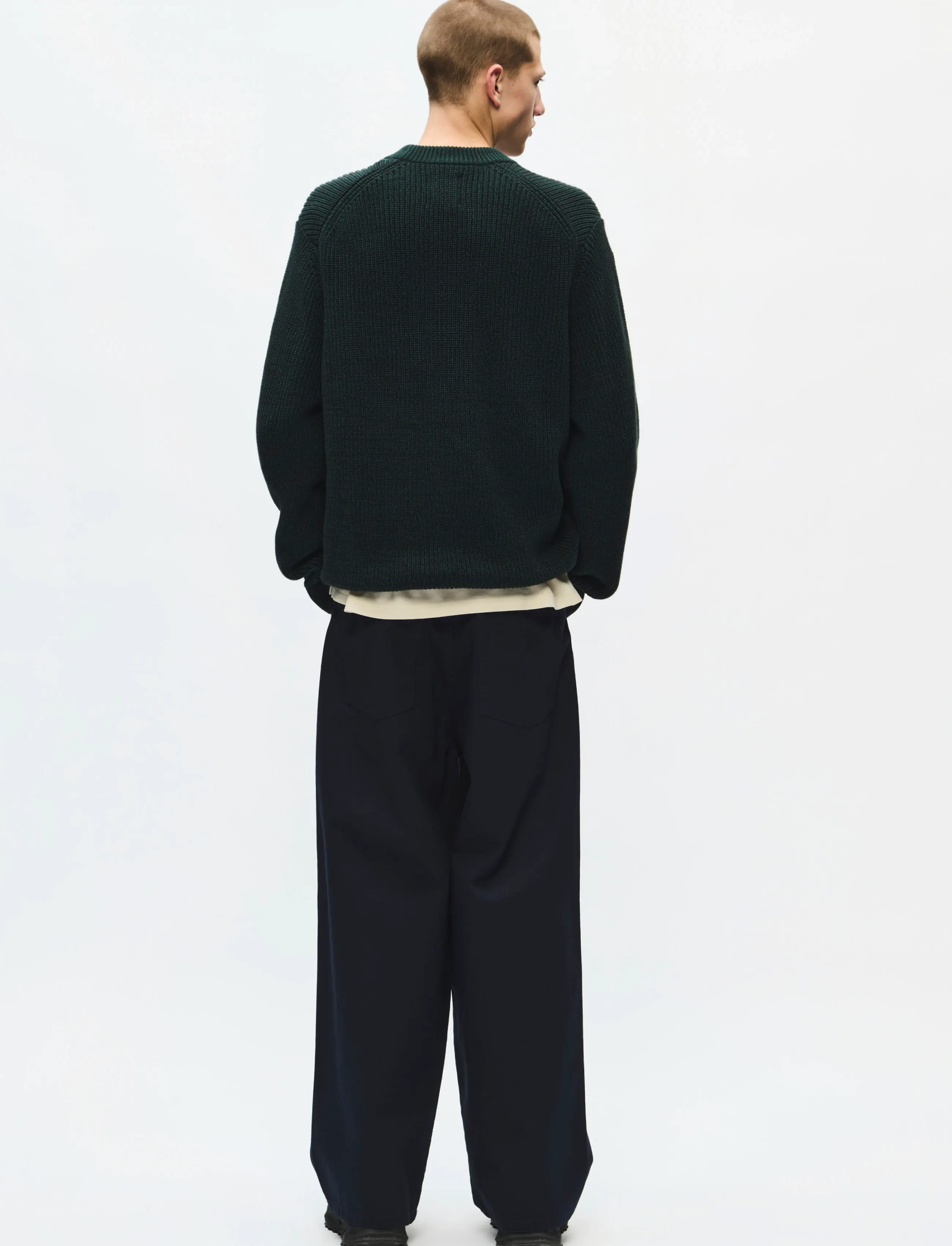 WOOD WOOD - WWHalum crew neck 25488 - rund hals - ponderosa pine melange - 4