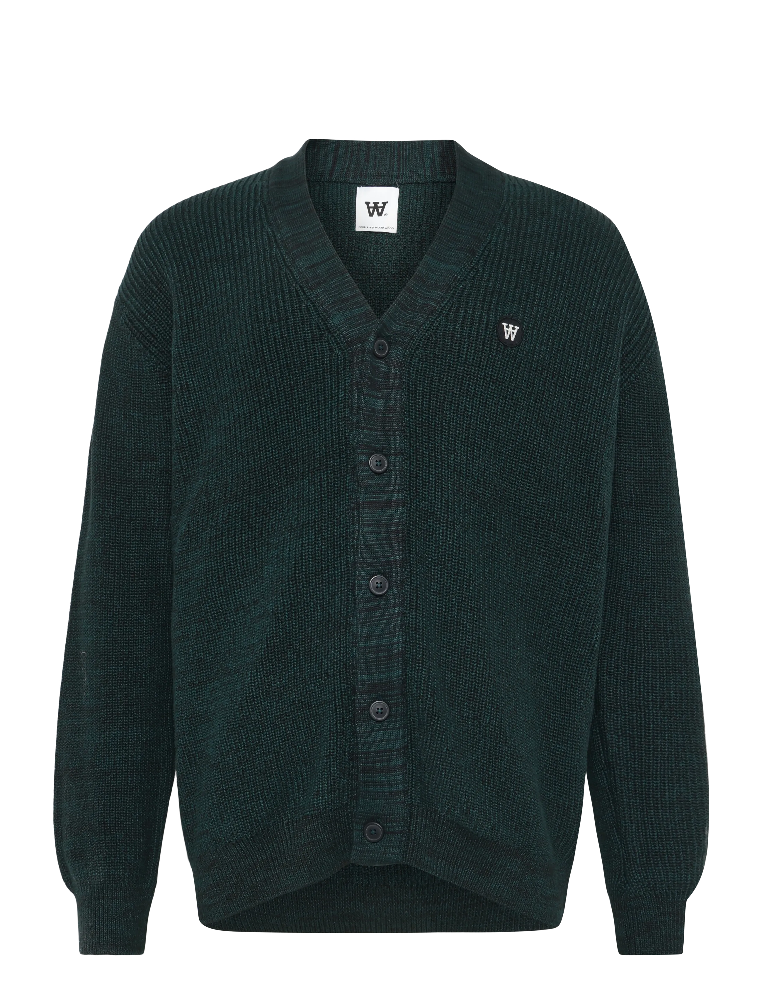 WOOD WOOD WWHalum cardigan 25488 - Tøj - PONDEROSA PINE MELANGE / green