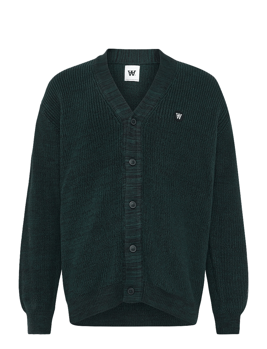 WOOD WOOD - WWHalum cardigan 25488 - cardigans - ponderosa pine melange - 0