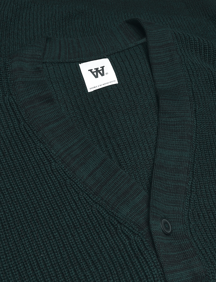 WOOD WOOD - WWHalum cardigan 25488 - cardigans - ponderosa pine melange - 2