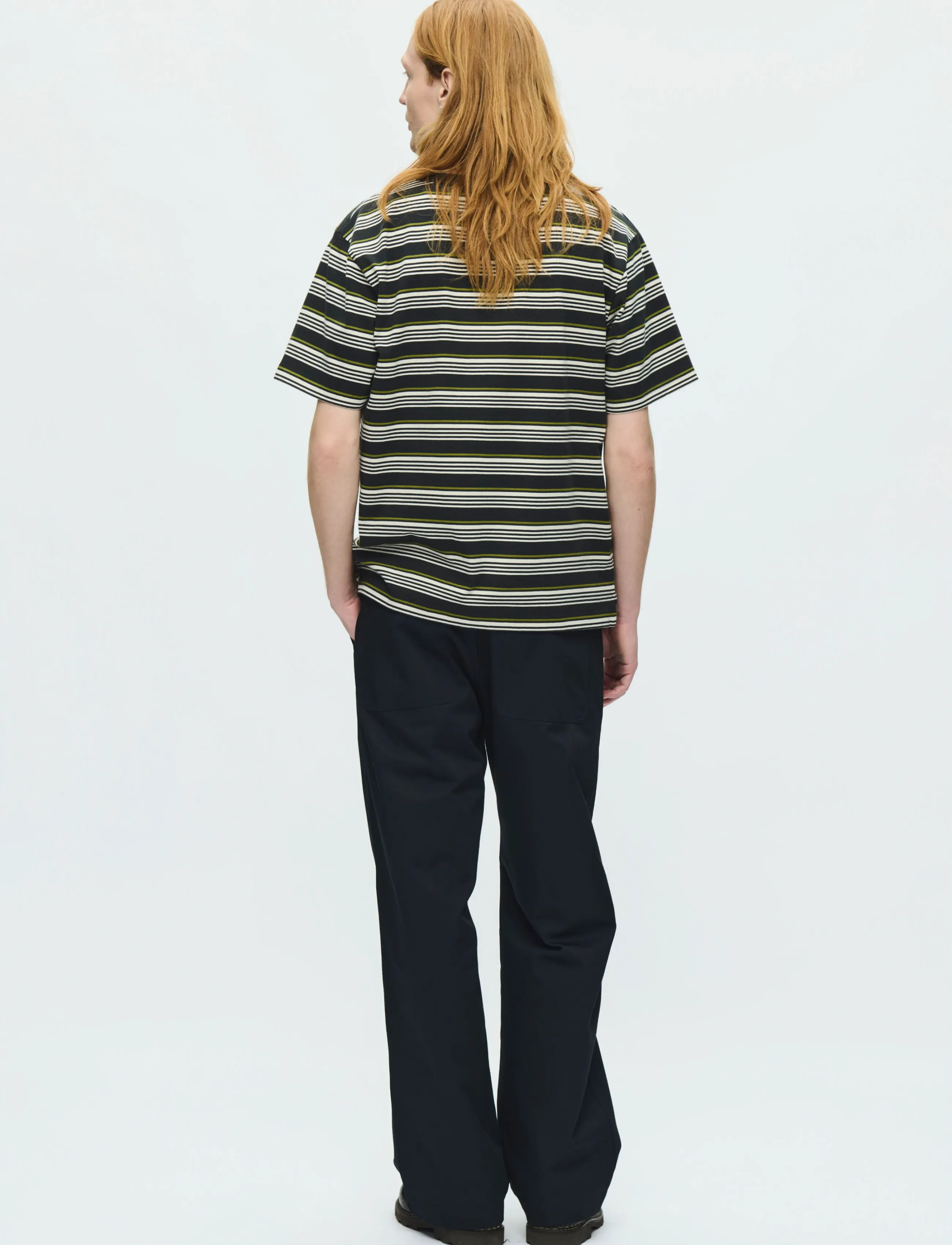 WOOD WOOD - WWLucas tee 25381 - kortærmede t-shirts - pirate black stripe - 3