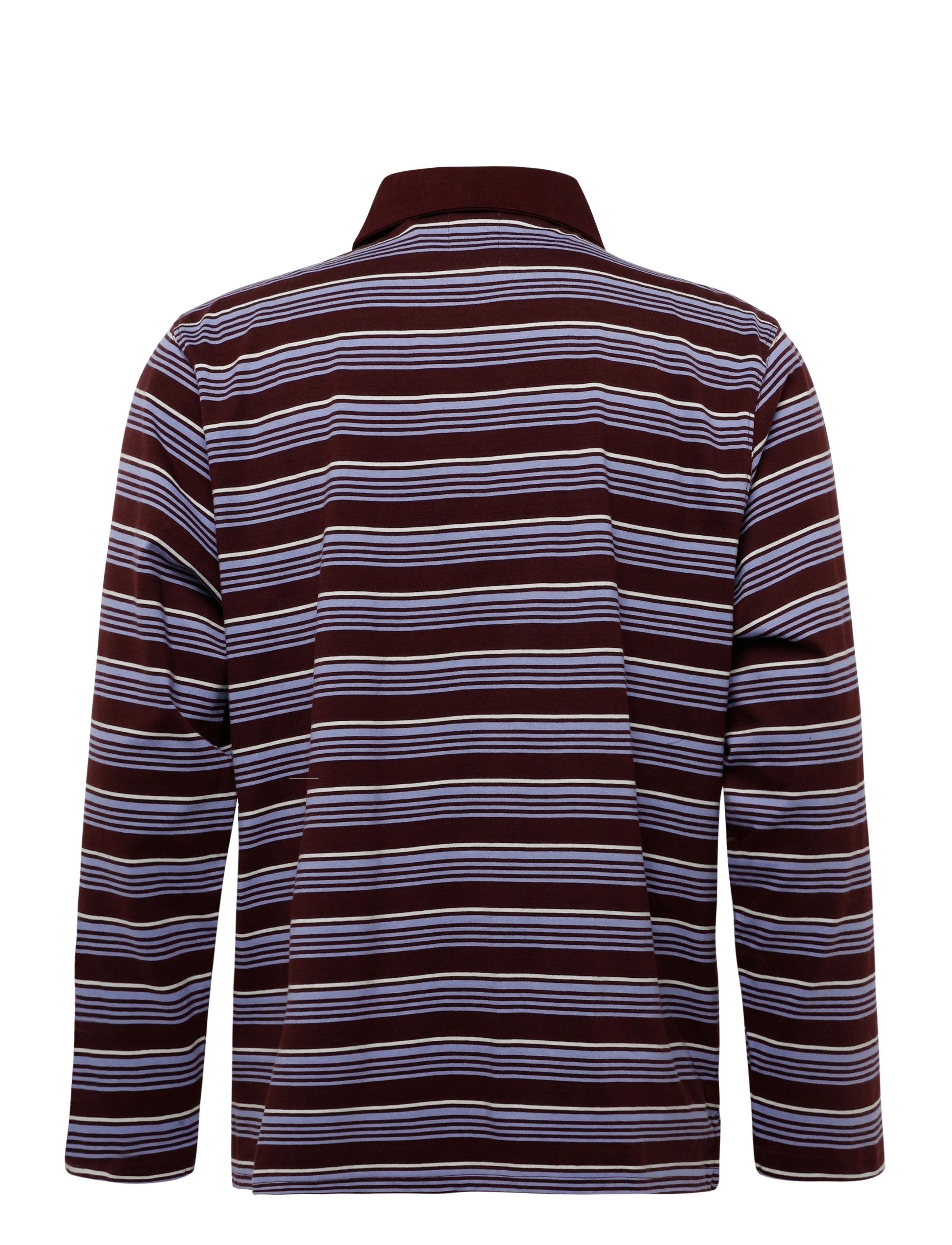 WOOD WOOD - WWLandon X polo 25381 - langärmelig - decadent chocolate stripe - 2