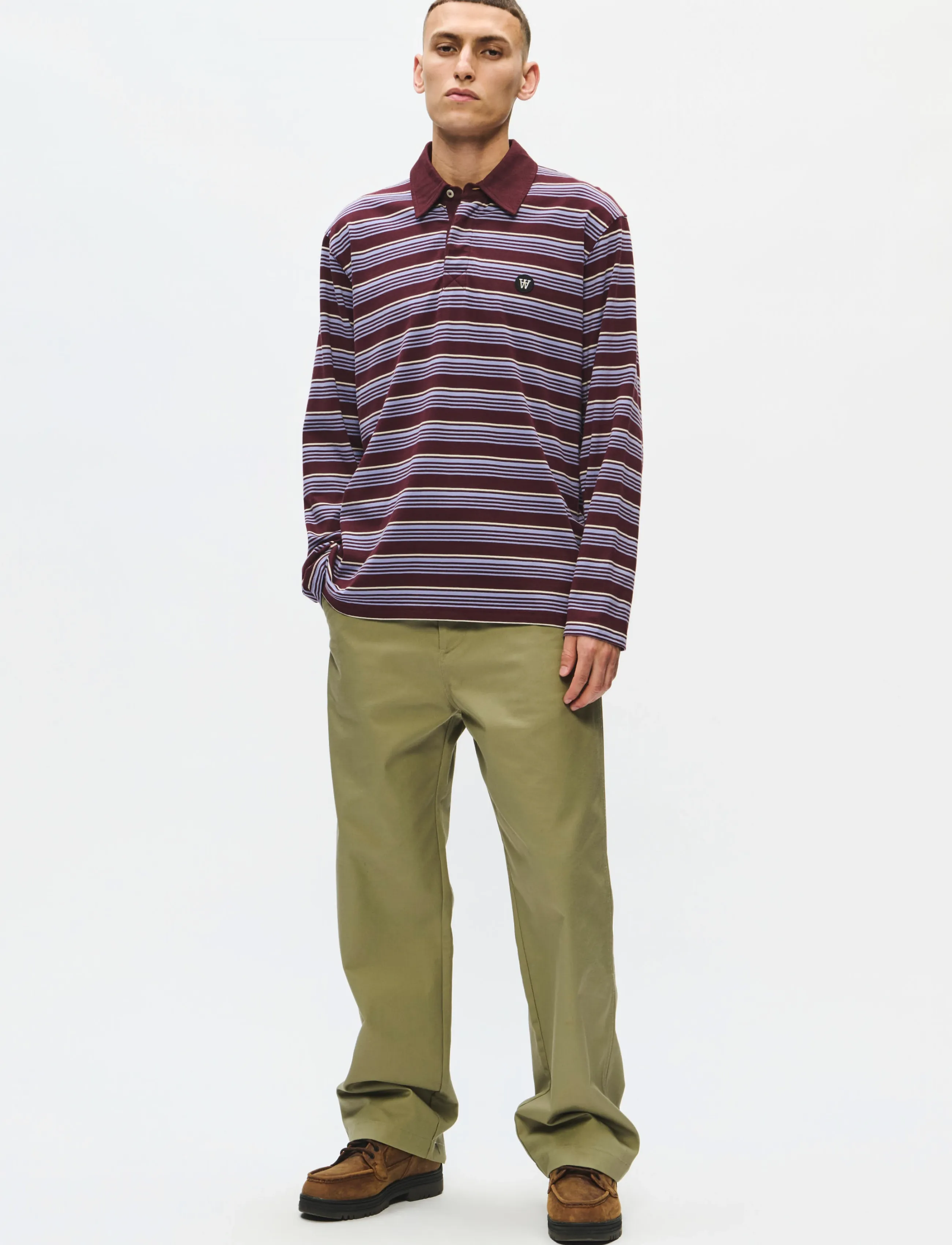 WOOD WOOD - WWLandon X polo 25381 - decadent chocolate stripe - 2