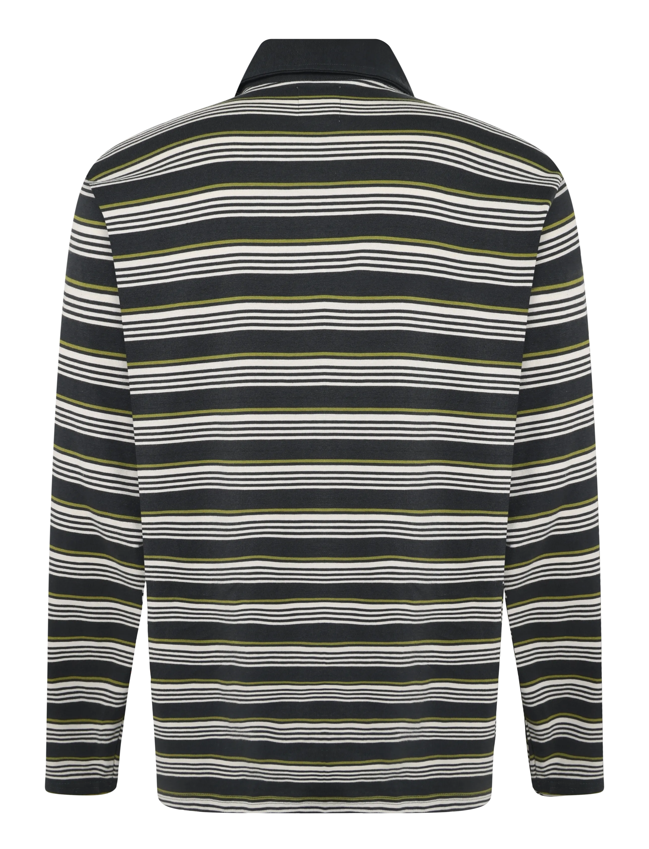 WOOD WOOD - WWLandon X polo 25381 - pikkade varrukatega polod - pirate black stripe - 2
