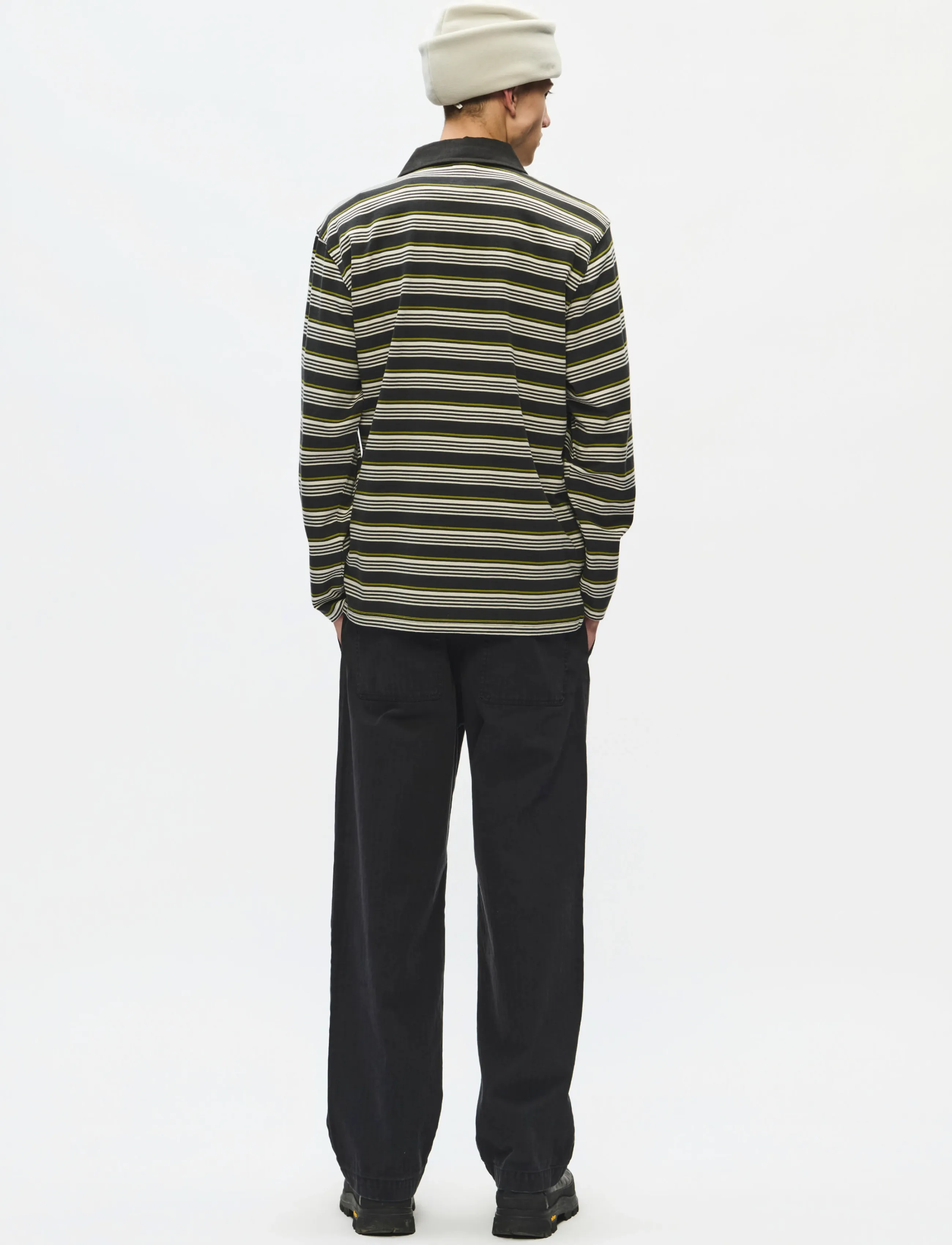 WOOD WOOD - WWLandon X polo 25381 - pirate black stripe - 3