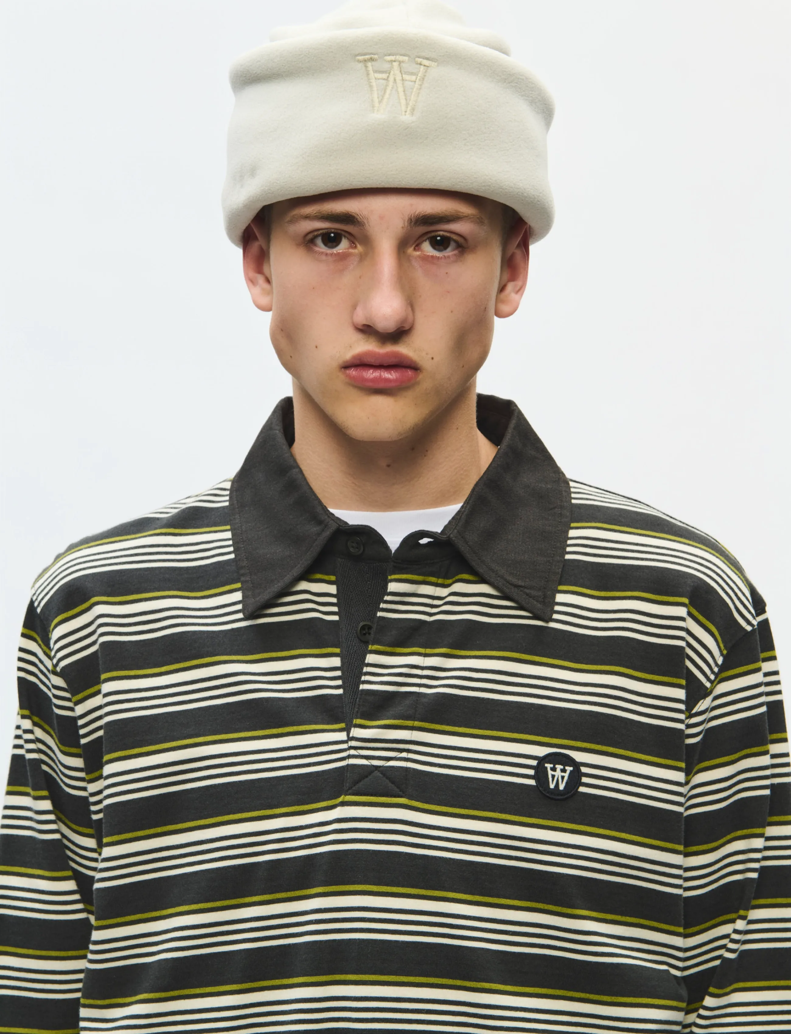 WOOD WOOD - WWLandon X polo 25381 - pirate black stripe - 4