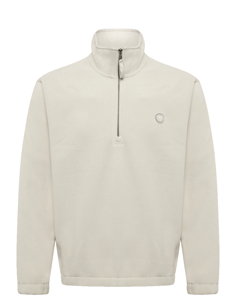WOOD WOOD - WWMitchel half zipper 25486 - fleece-pullover - silver birch - 0