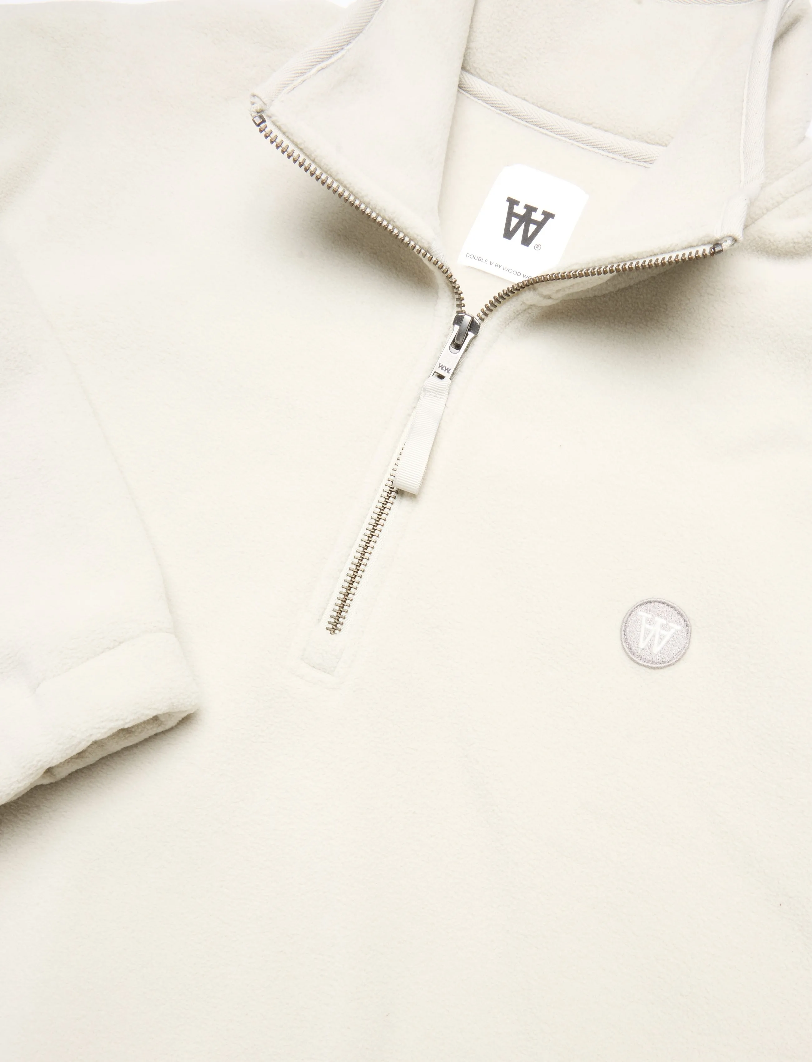 WOOD WOOD - WWMitchel half zipper 25486 - fleece-pullover - silver birch - 2
