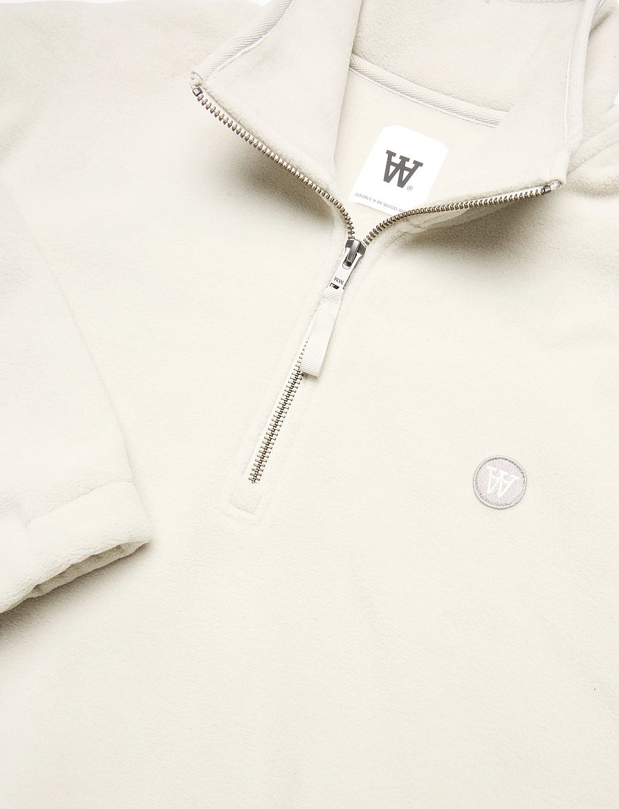 WOOD WOOD - WWMitchel half zipper 25486 - fleece-pullover - silver birch - 2