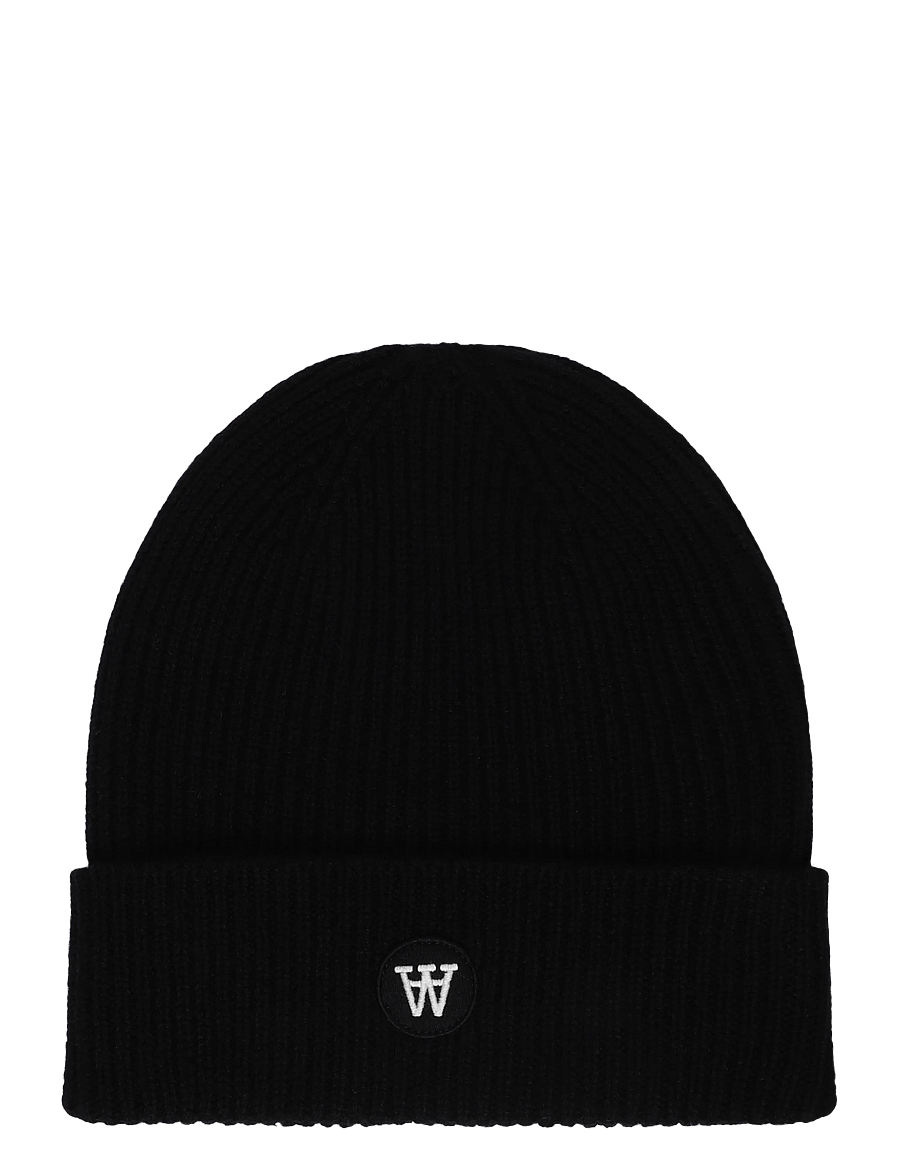 WOOD WOOD - WWVin beanie 25465 - shop efter stil - black - 1