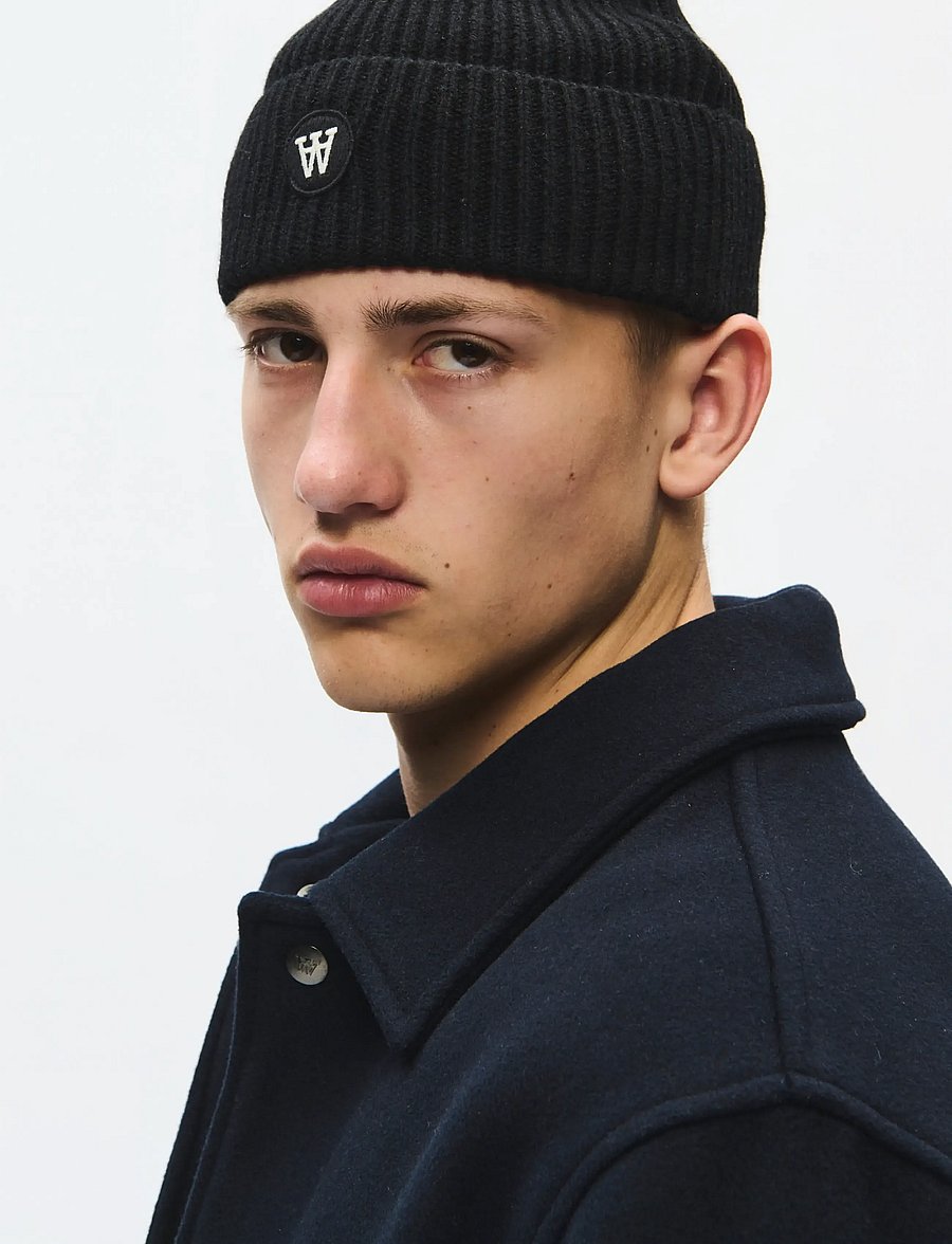 WOOD WOOD - WWVin beanie 25465 - shop efter stil - black - 3
