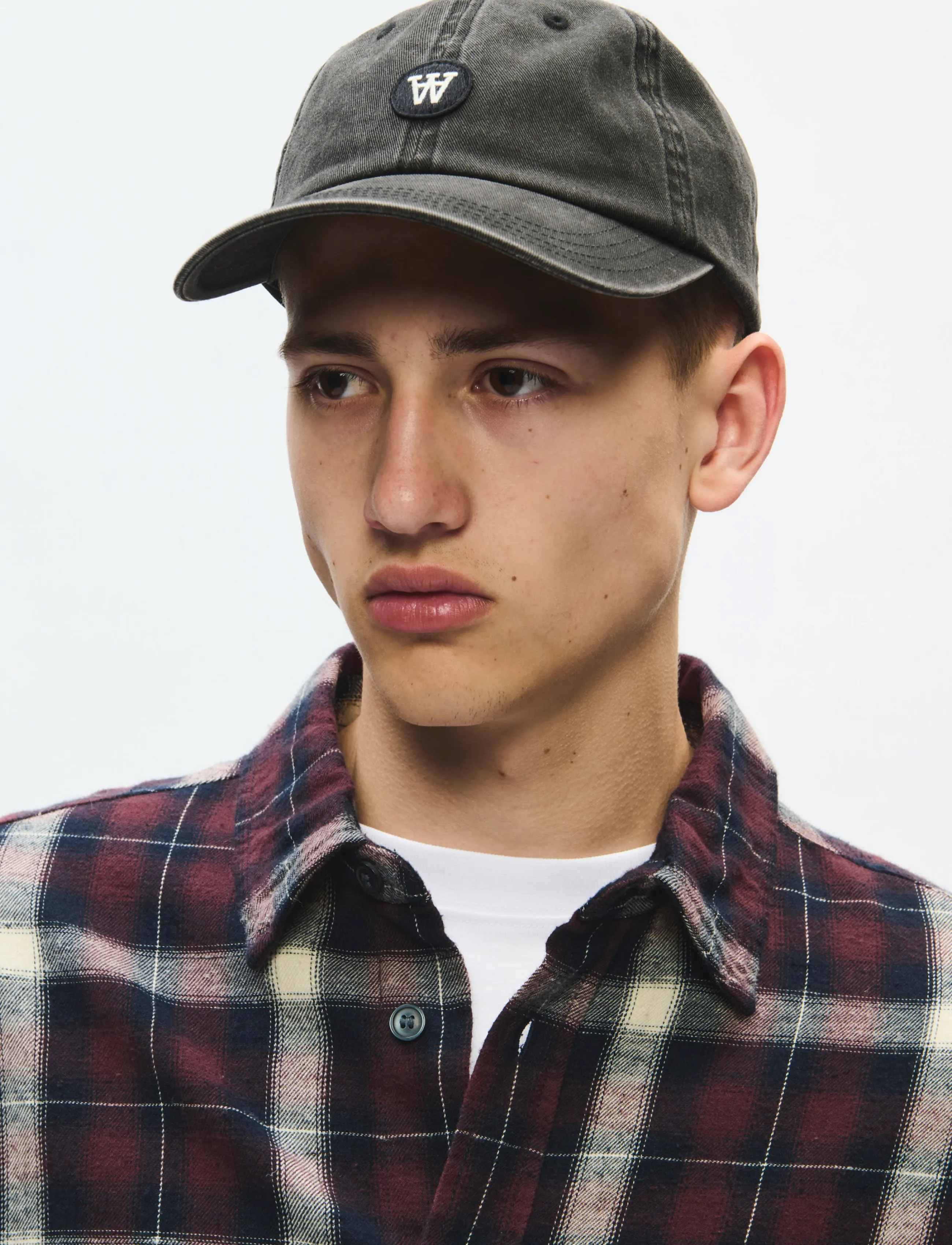 WOOD Wwaa Patch Cap 25463, One Size, Headwear, Schwarz - Caps, Männerswear