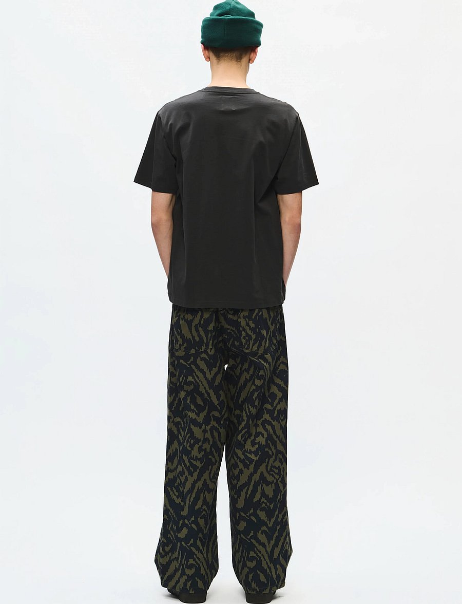 WOOD WOOD - WWAce ghost tee 25074 - kurzärmelige t-shirts - pirate black - 4