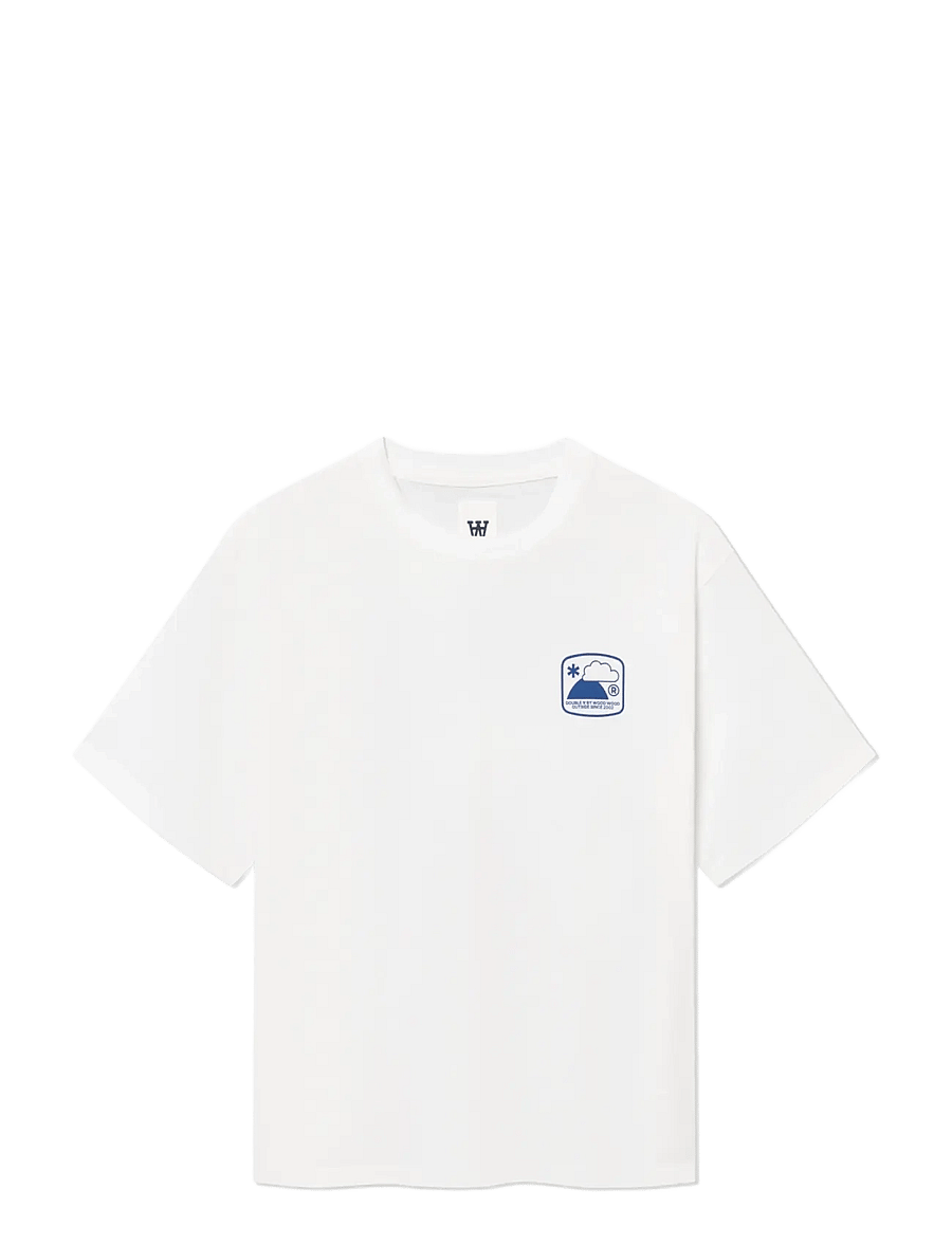 WOOD WOOD - WWAce outsider tee 25419 - kurzärmelige t-shirts - bright white - 1