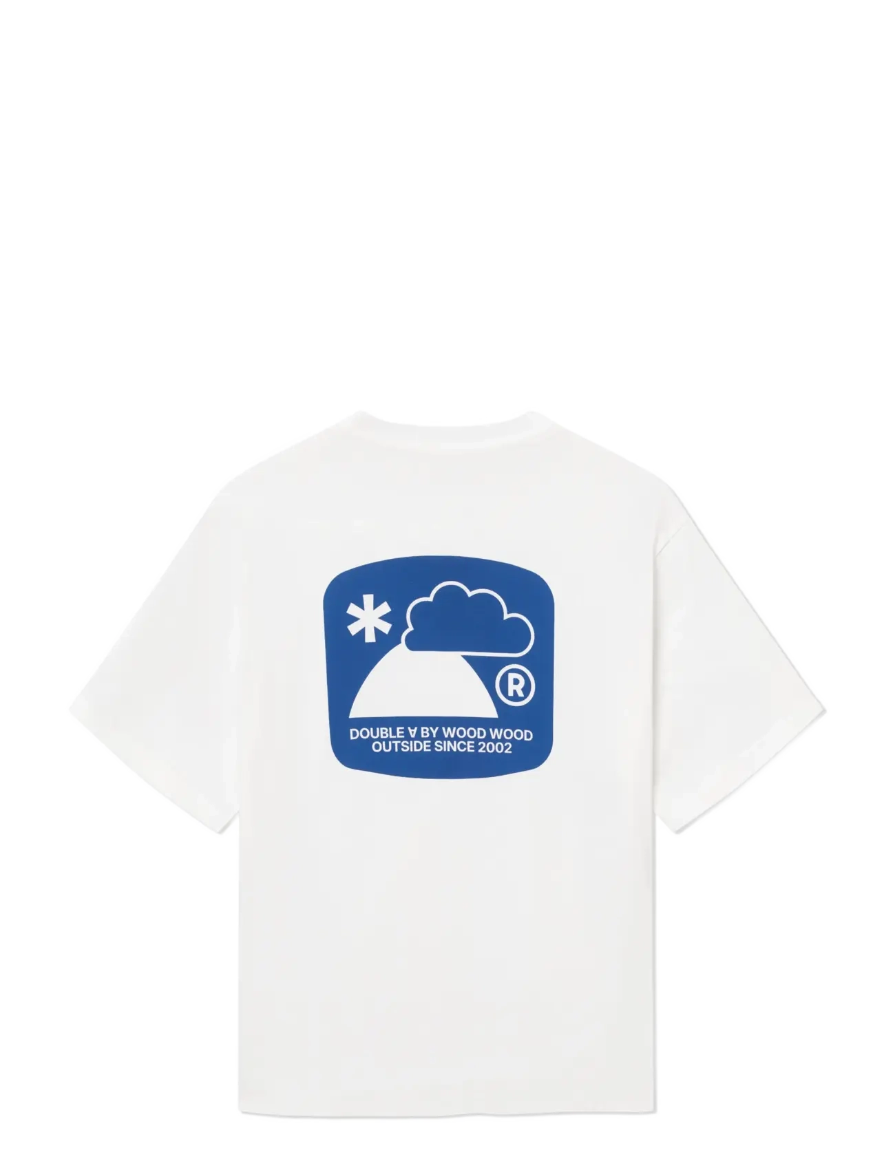 WOOD WOOD - WWAce outsider tee 25419 - kortærmede t-shirts - bright white - 2