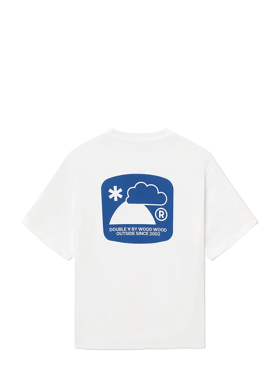 WOOD WOOD - WWAce outsider tee 25419 - kurzärmelige t-shirts - bright white - 2