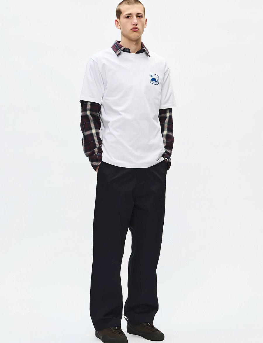 WOOD WOOD - WWAce outsider tee 25419 - kurzärmelige t-shirts - bright white - 3