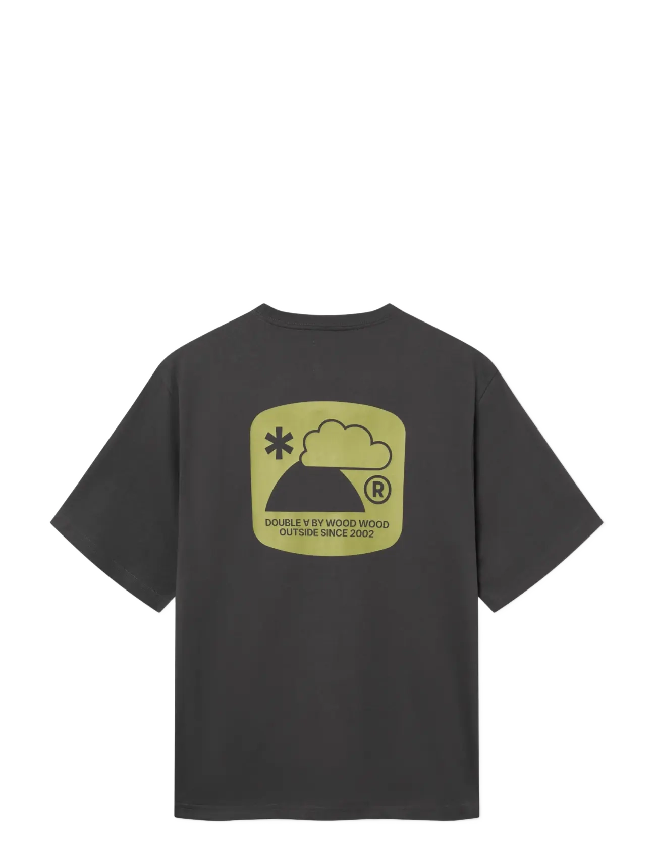 WOOD WOOD - WWAce outsider tee 25419 - kortærmede t-shirts - pirate black - 2