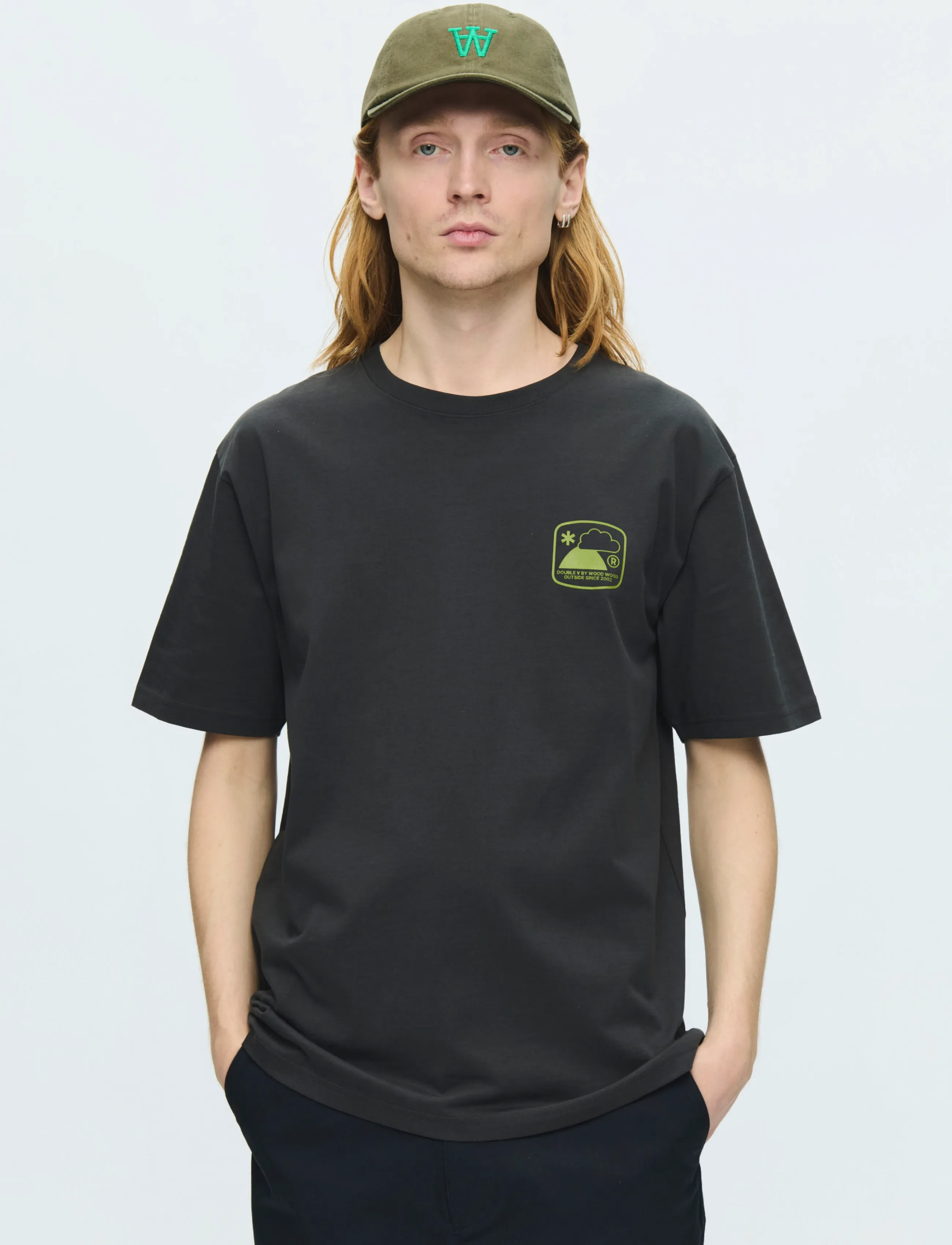 WOOD WOOD Wwace Outsider Tee 25419 t-shirts herr – bild 5