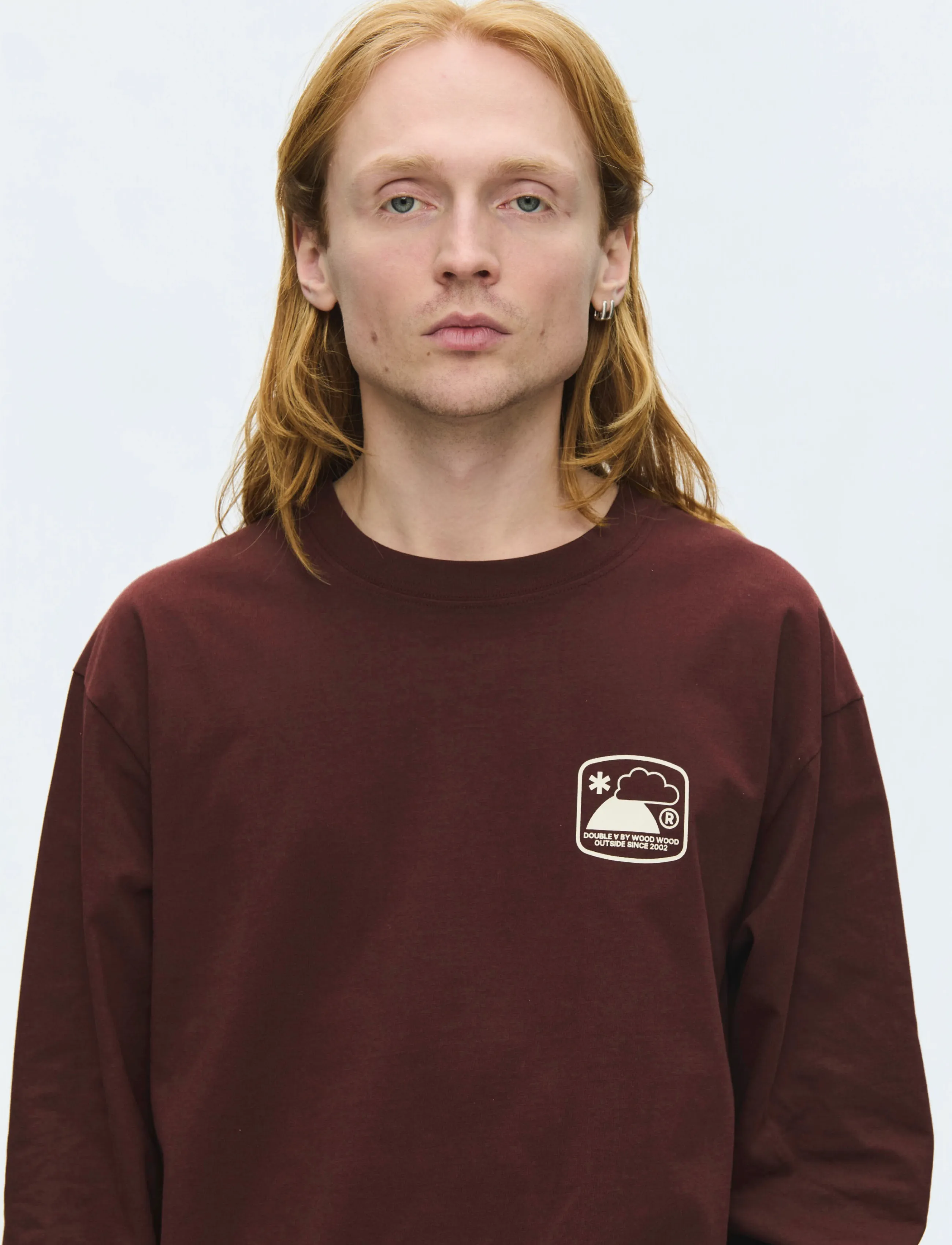 WOOD WOOD Wwliam Outsider Ls Tee 25419 långärmade t-shirts herr – bild 5