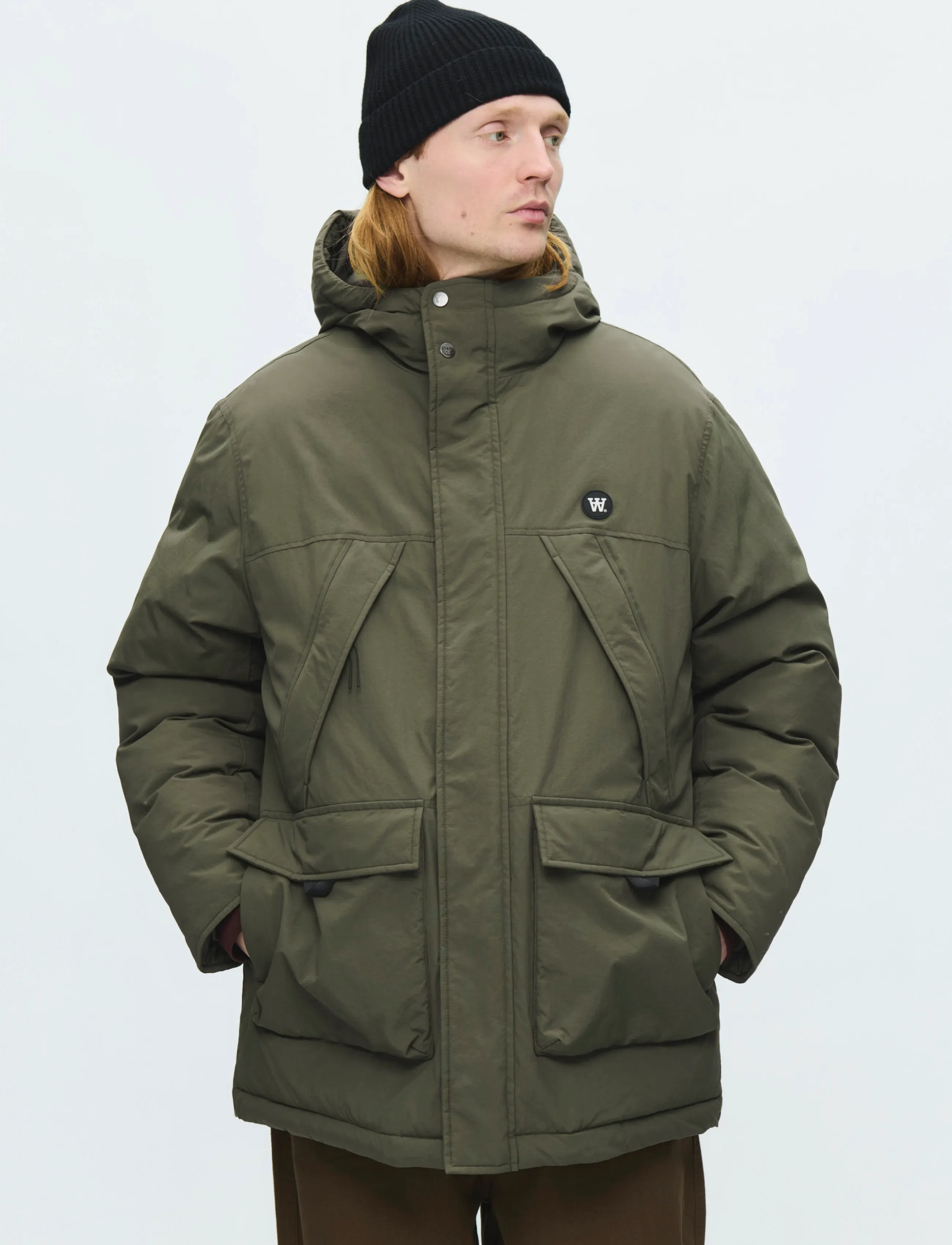 WOOD WOOD WWBastian x jacket 25491 - Jackor - DEEP DEPTHS / khaki/green
