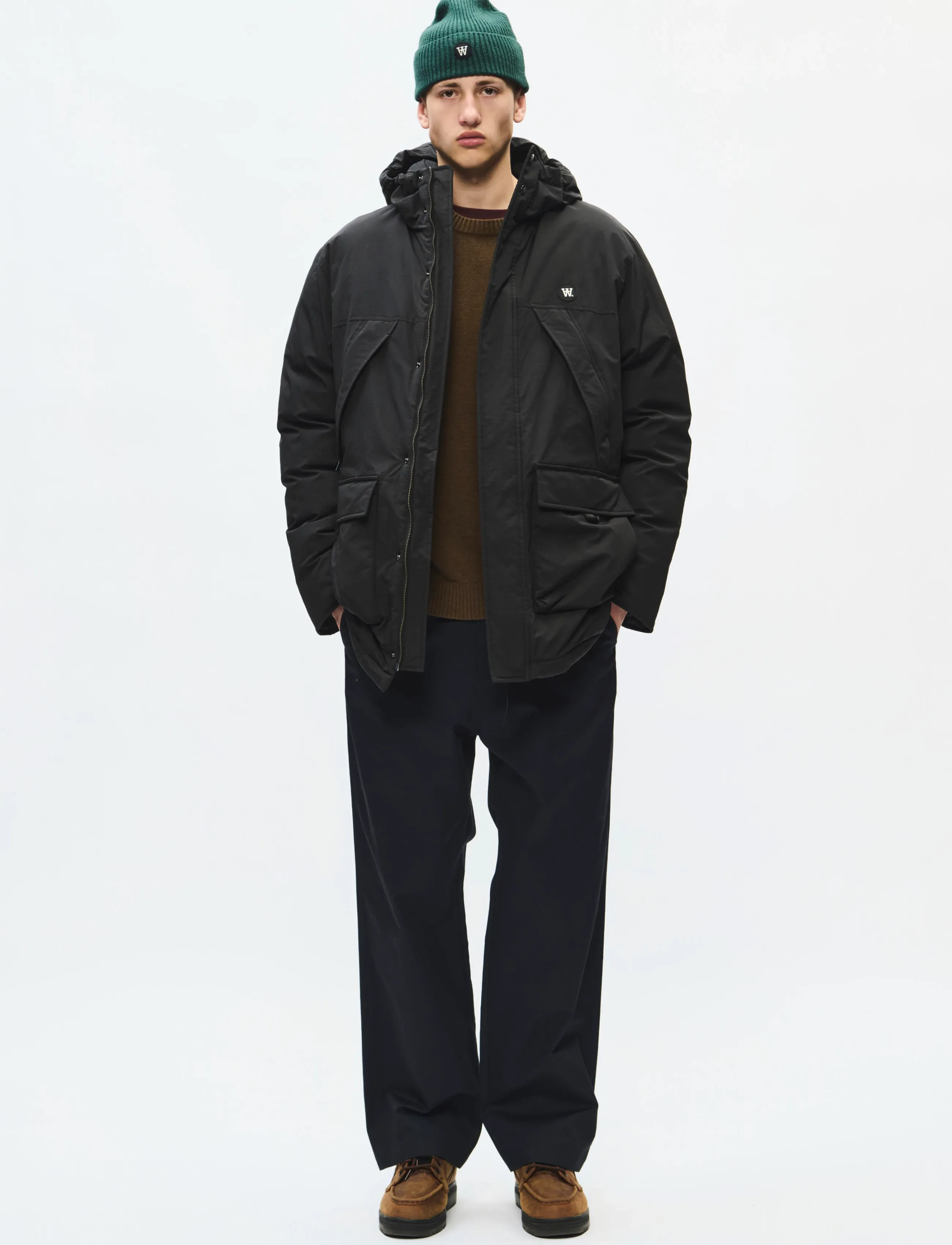 WOOD WOOD - WWBastian x jacket 25491 - parkas - meteorite - 4