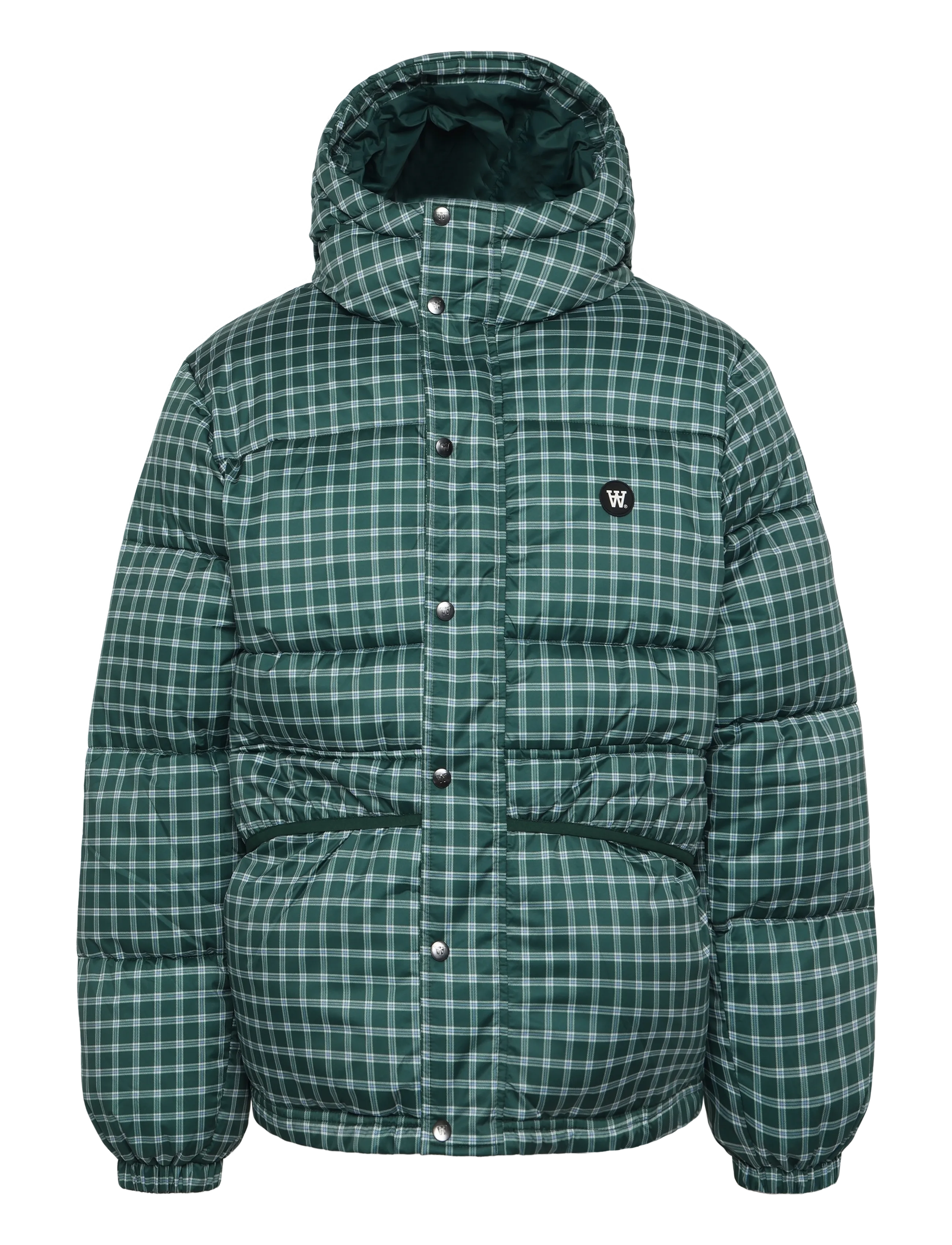 WOOD WOOD - WWKai x puffer jacket 25484 - ponderosa pine check - 1