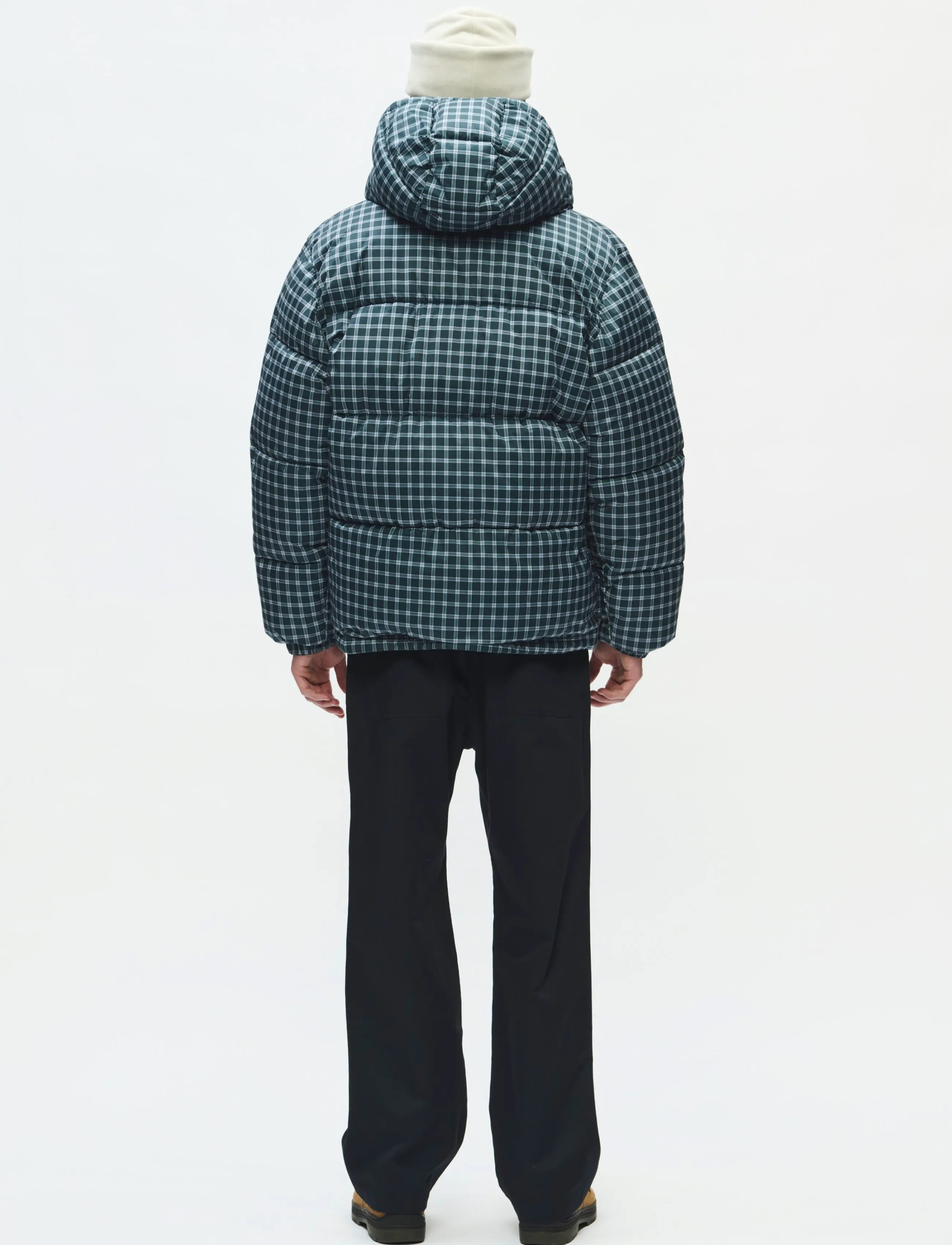 WOOD WOOD - WWKai x puffer jacket 25484 - ponderosa pine check - 4