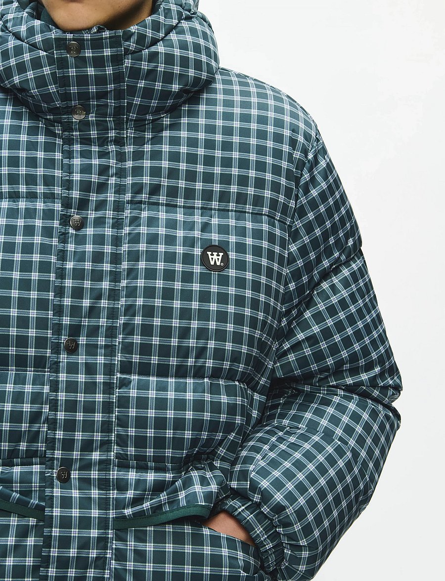 WOOD WOOD - WWKai x puffer jacket 25484 - down jackets - ponderosa pine check - 5
