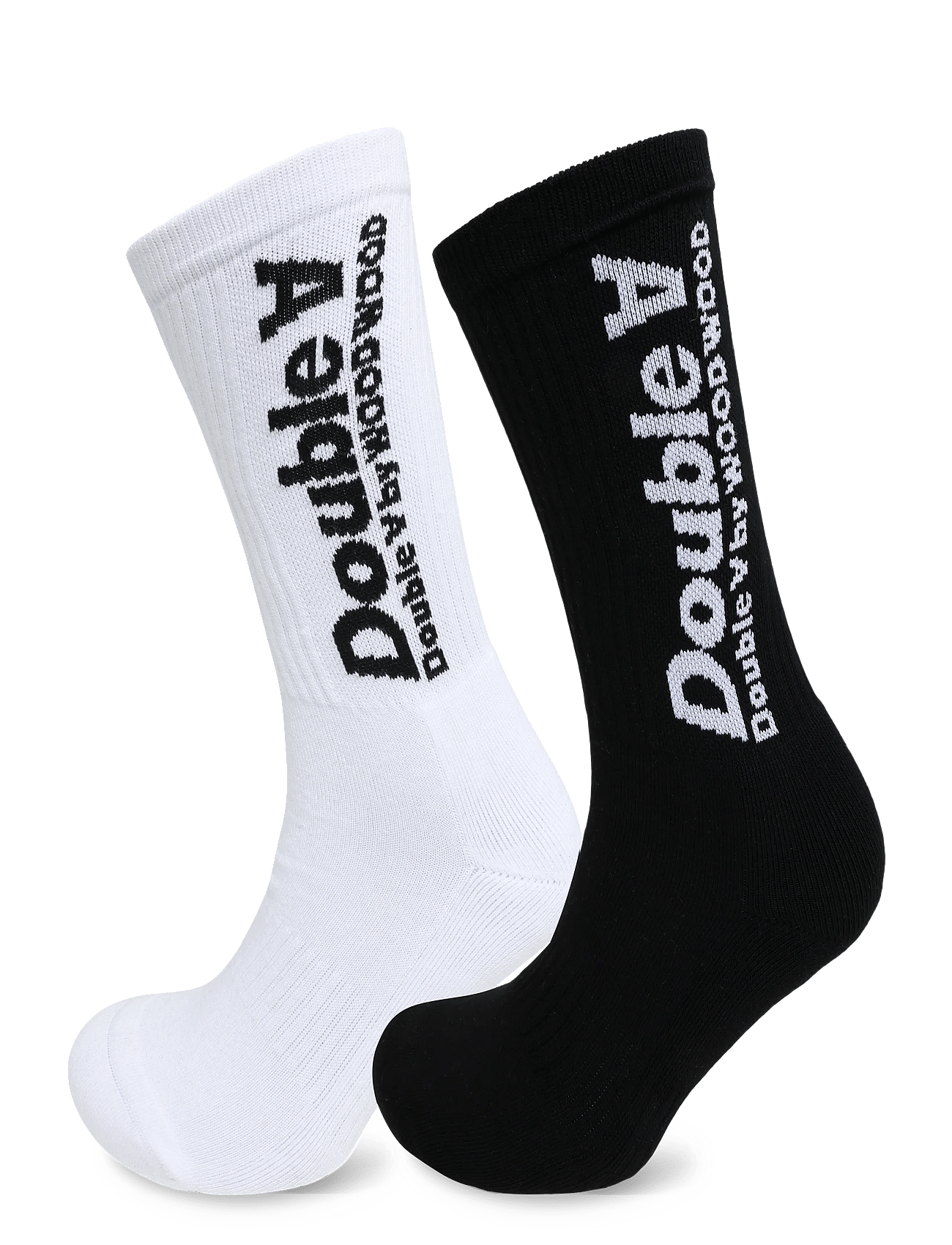 WWRyder 2 pack sock itc 25330 - BLACK/WHITE + WHITE