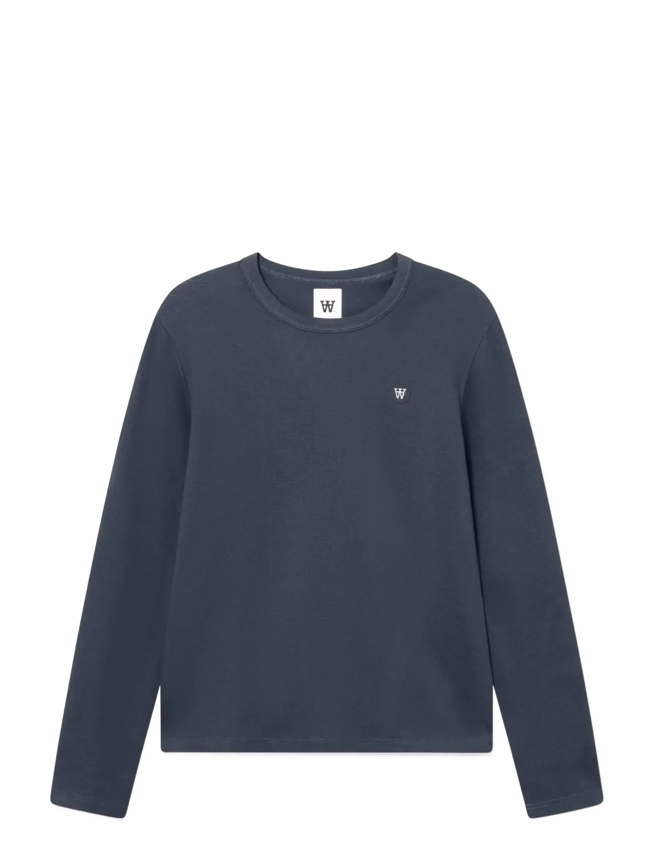 WOOD WOOD Wwace Ls Tee 25074 Navy - XS - Herren