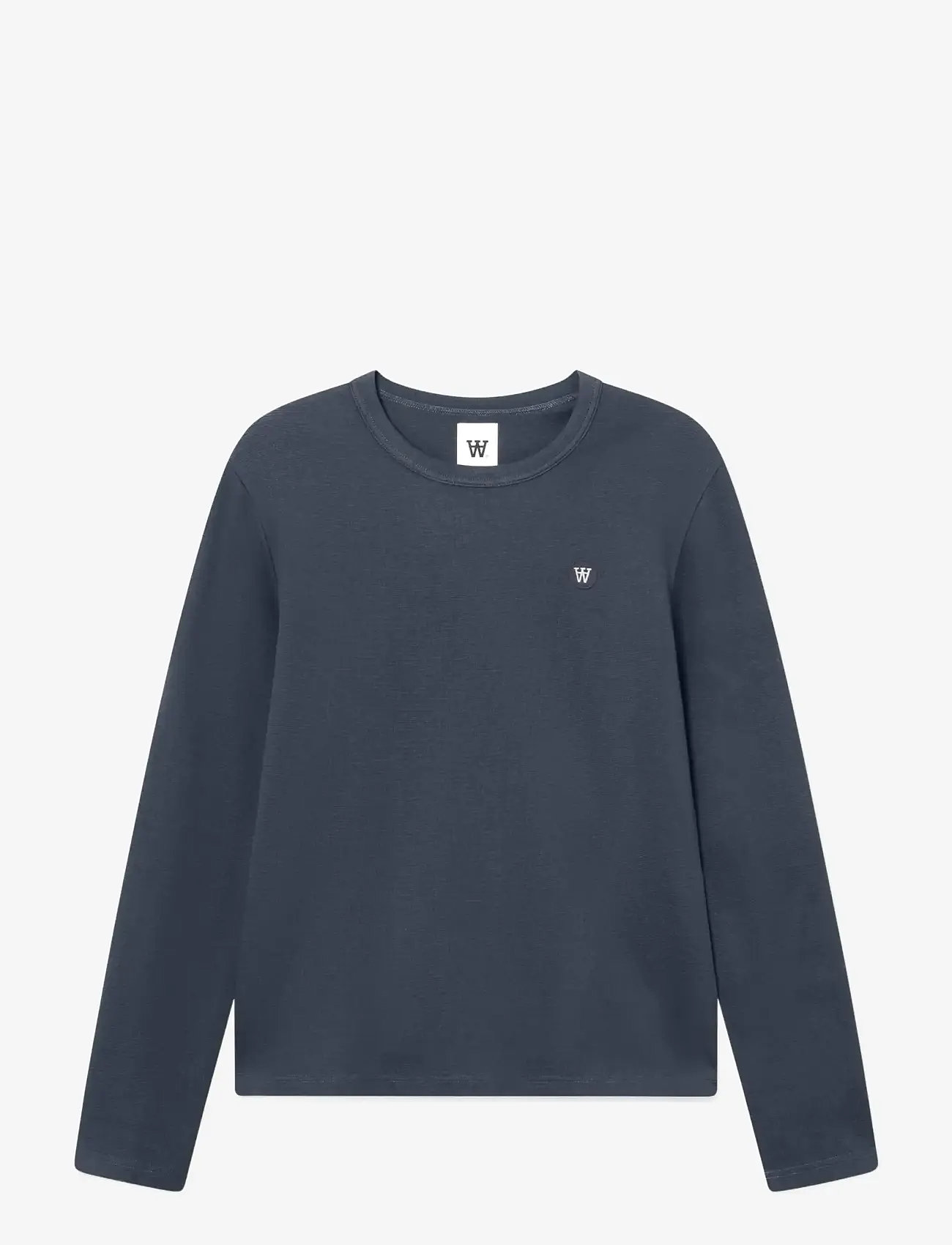 WOOD WOOD - WWAce LS tee 25074 - langærmede t-shirts - outer space - 1
