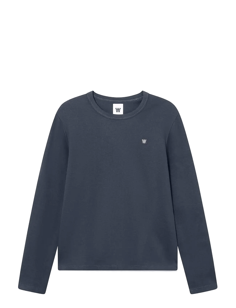 WOOD WOOD - WWAce LS tee 25074 - pikkade varrukatega t-särgid - outer space - 1