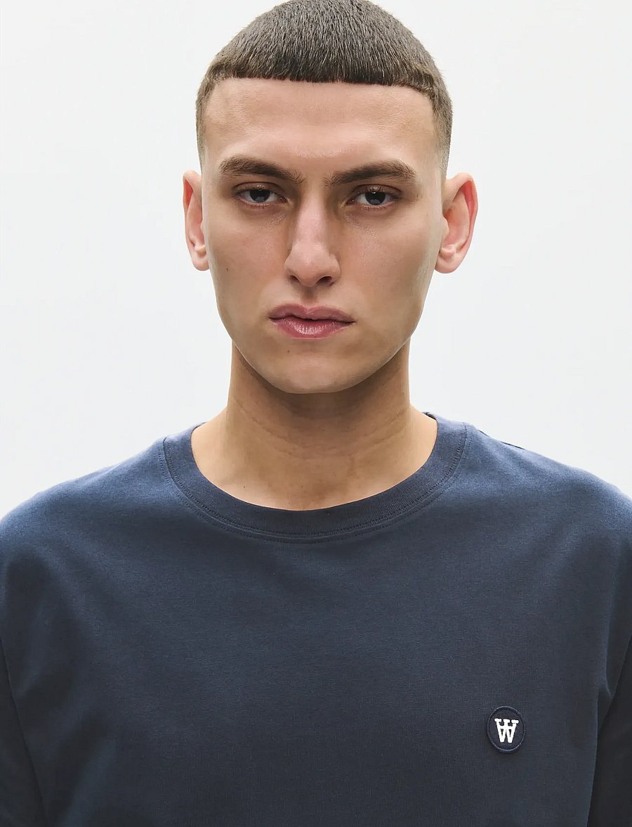 WOOD WOOD - WWAce LS tee 25074 - pikkade varrukatega t-särgid - outer space - 3