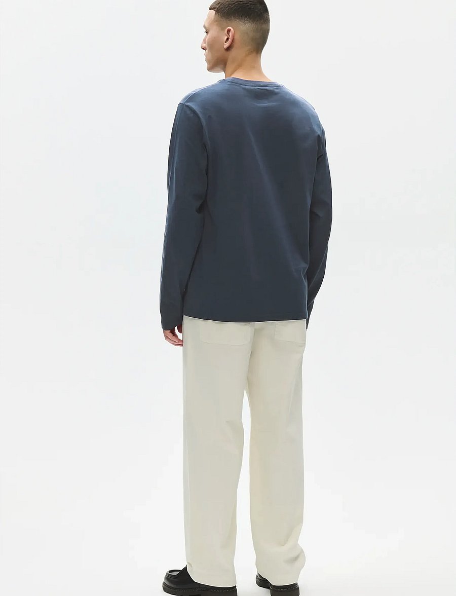 WOOD WOOD - WWAce LS tee 25074 - pikkade varrukatega t-särgid - outer space - 4