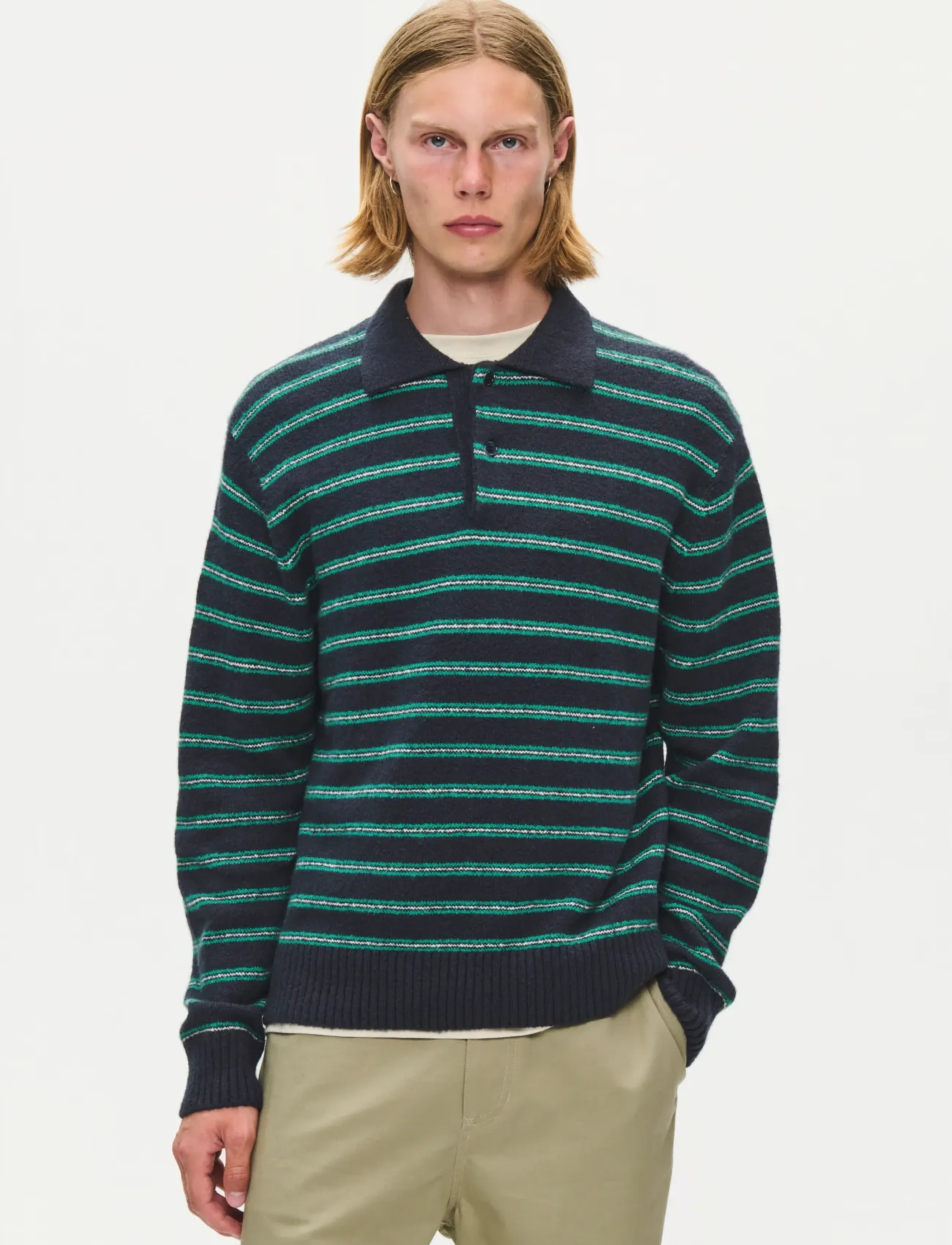 WOOD WOOD - WWCalle polo 25517 - salute stripe - 0