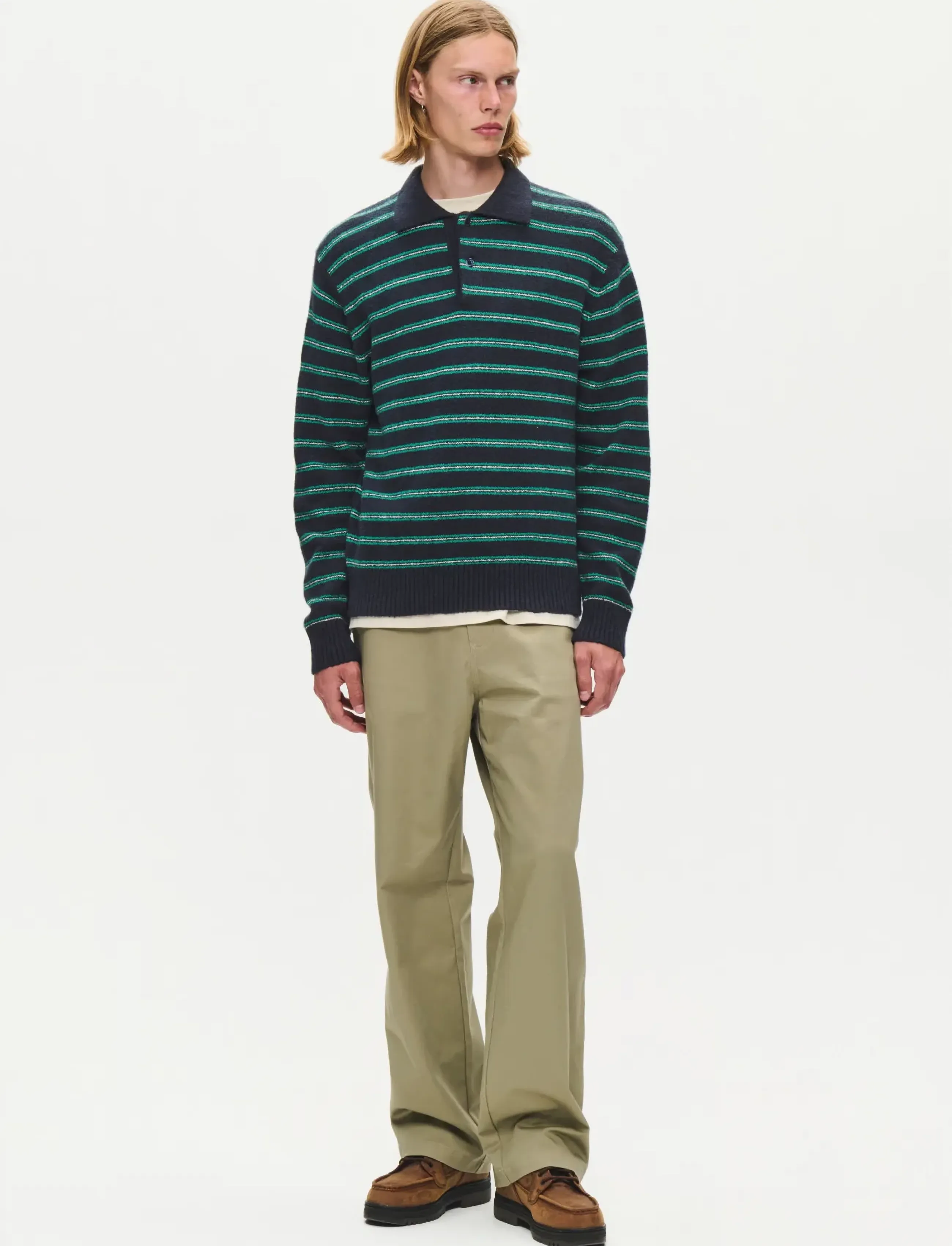 WOOD WOOD - WWCalle polo 25517 - salute stripe - 2
