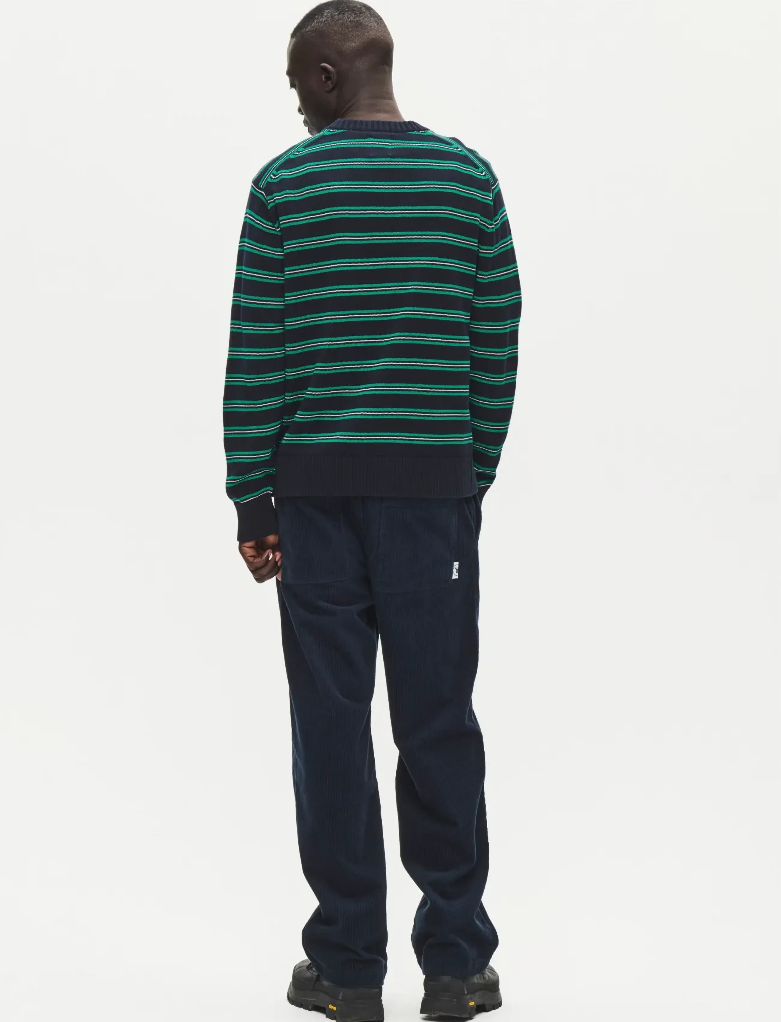 WOOD WOOD - WWCalle crew neck 25516 - salute stripe - 3