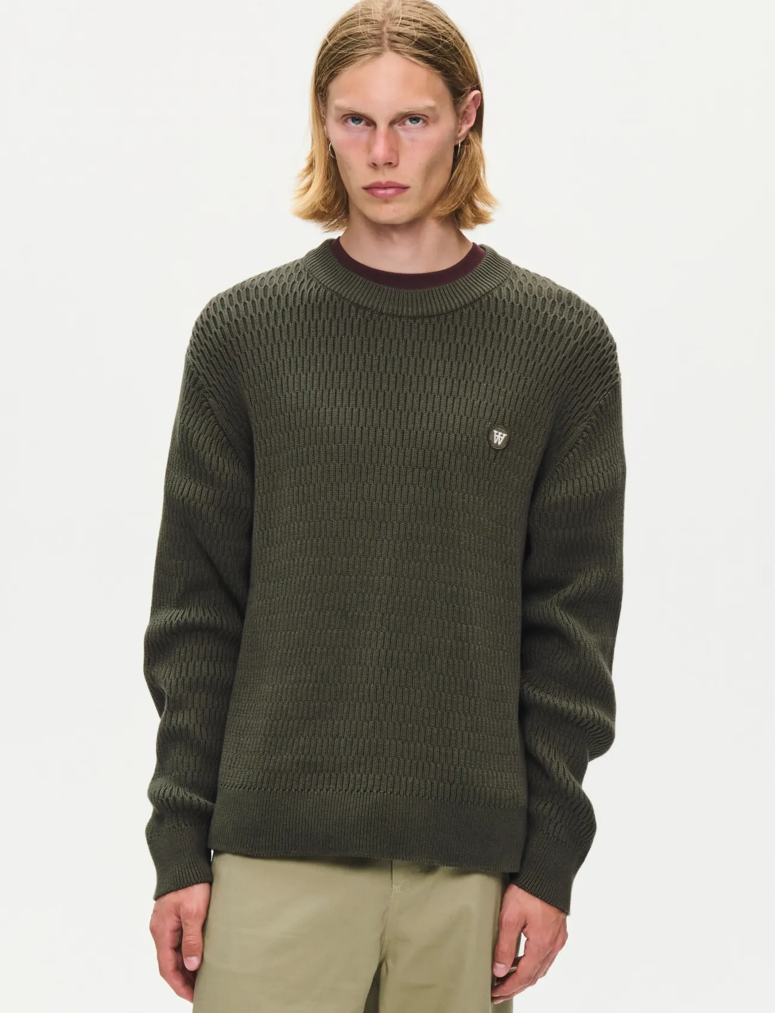 WOOD WOOD - WWKamper crew neck 25515 - round necks - deep depths - 0