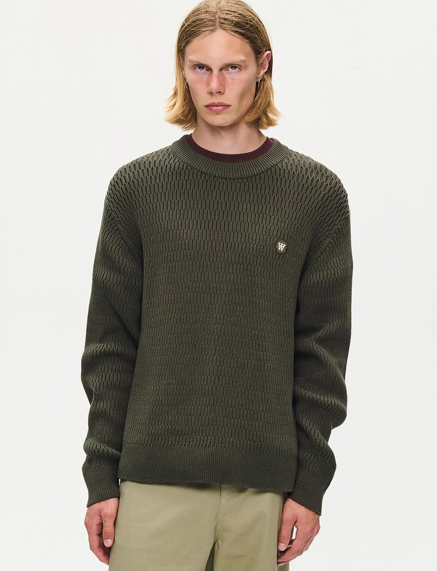 WOOD WOOD - WWKamper crew neck 25515 - round necks - deep depths - 0