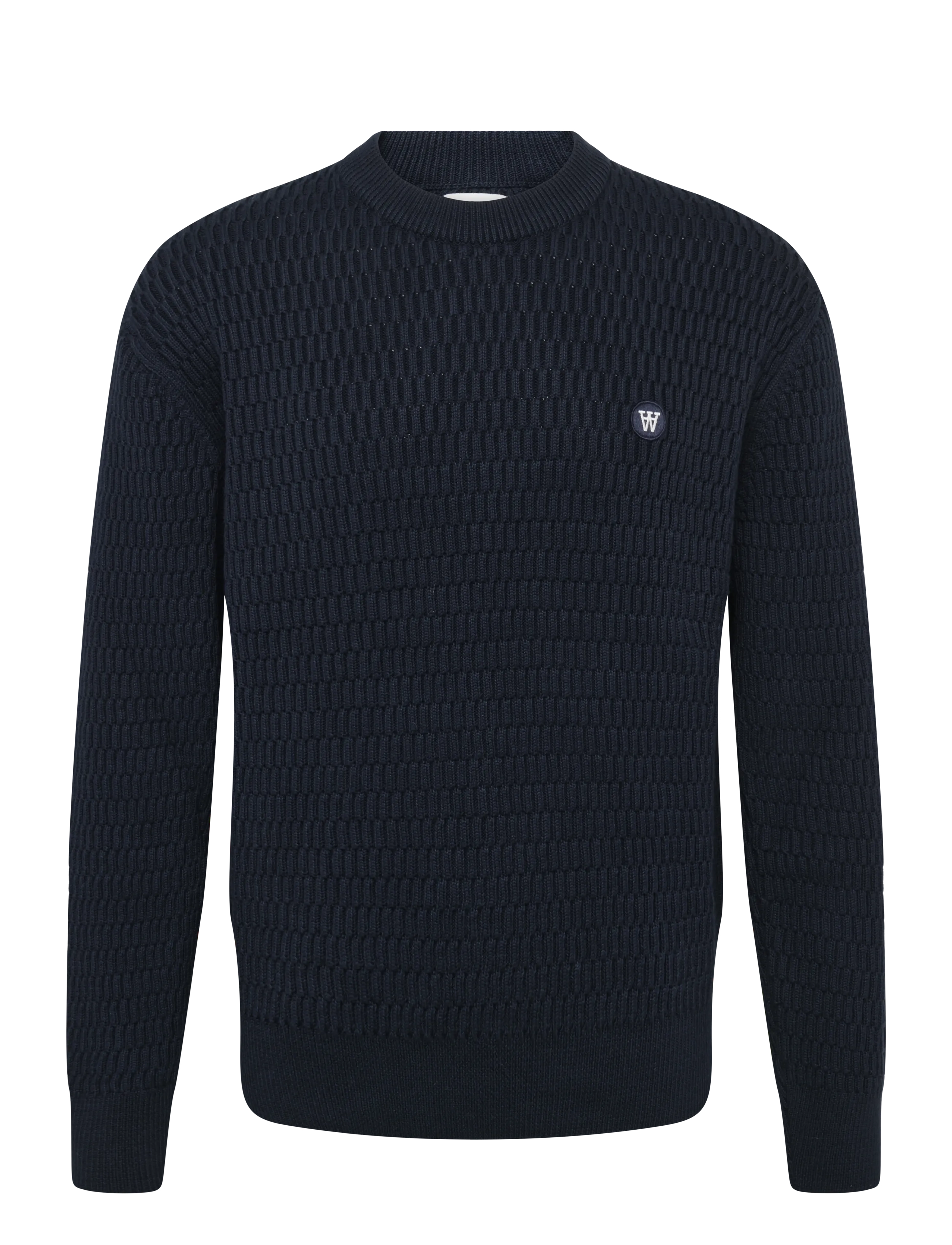 WOOD WOOD WWKamper crew neck 25515 - Wood Wood Double A - SALUTE / navy
